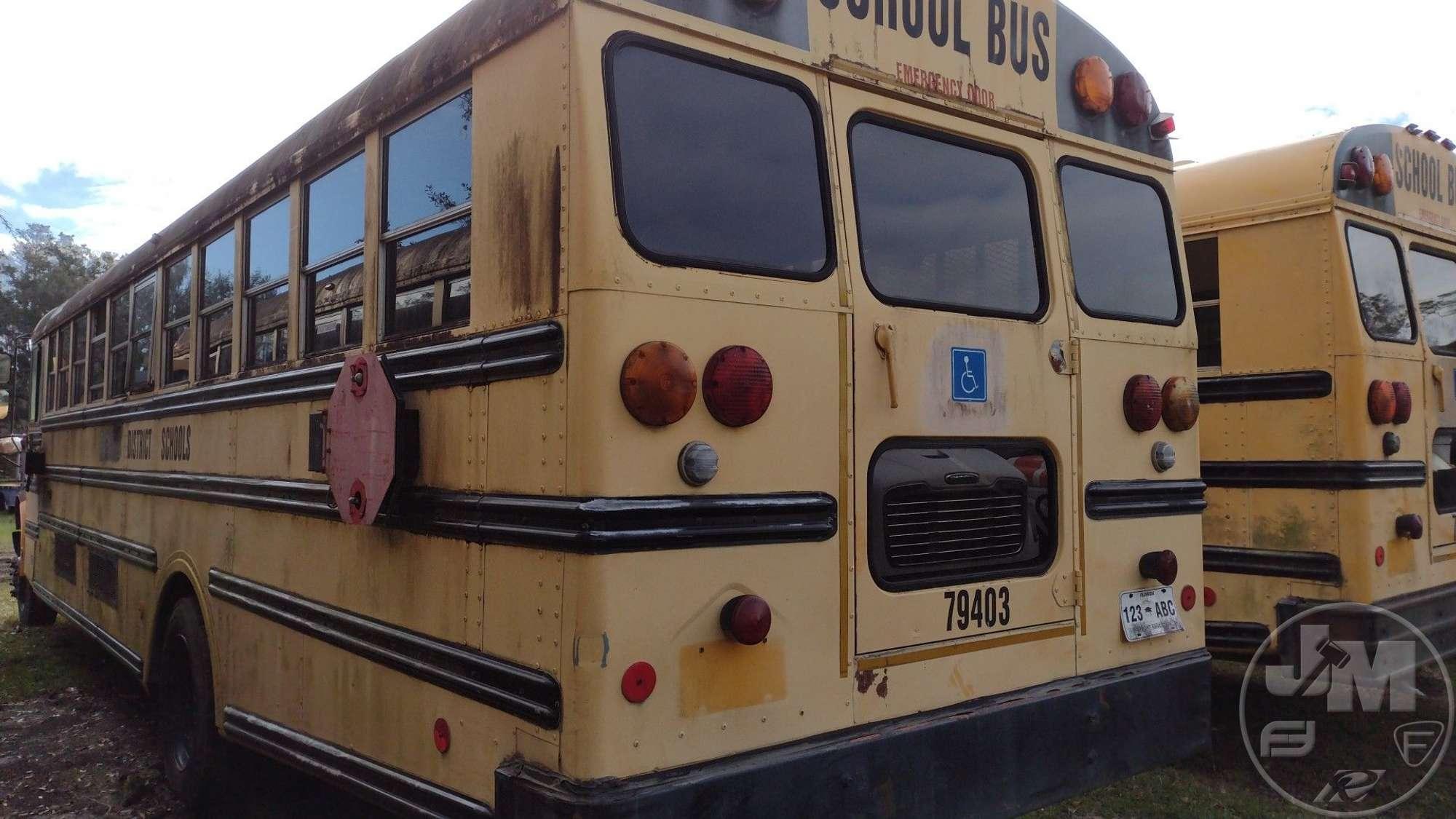 1995 INTERNATIONAL 3800 VIN: 1HVBBABN8SH606114 S/A SCHOOL BUS