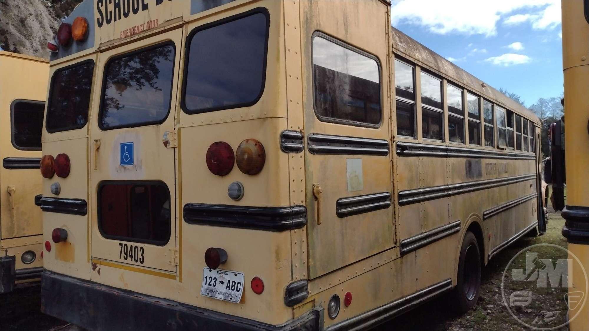 1995 INTERNATIONAL 3800 VIN: 1HVBBABN8SH606114 S/A SCHOOL BUS