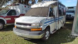 2009 CHEVROLET EXPRESS VIN: 1GBJG31K781234261 S/A PASSENGER BUS