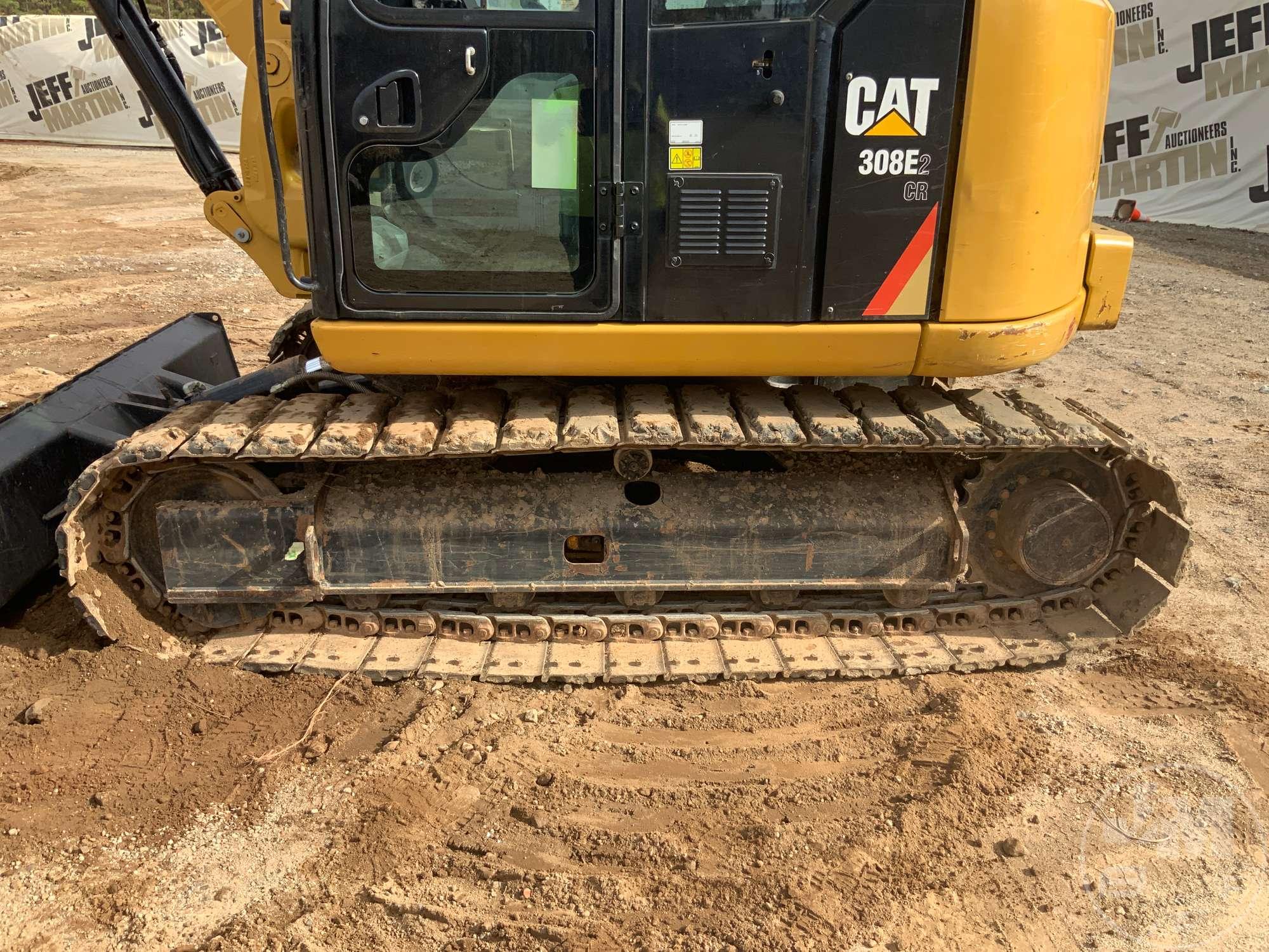 2017 CATERPILLAR 308E2 MINI EXCAVATOR SN: FJX07949