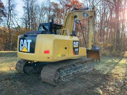 2018 CATERPILLAR 313FL GC HYDRAULIC EXCAVATOR SN: CAT0313FCGJD10424