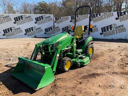 2017 JOHN DEERE 1025R 4X4 TRACTOR W/ LOADER SN: 1LV1025RTHH133741