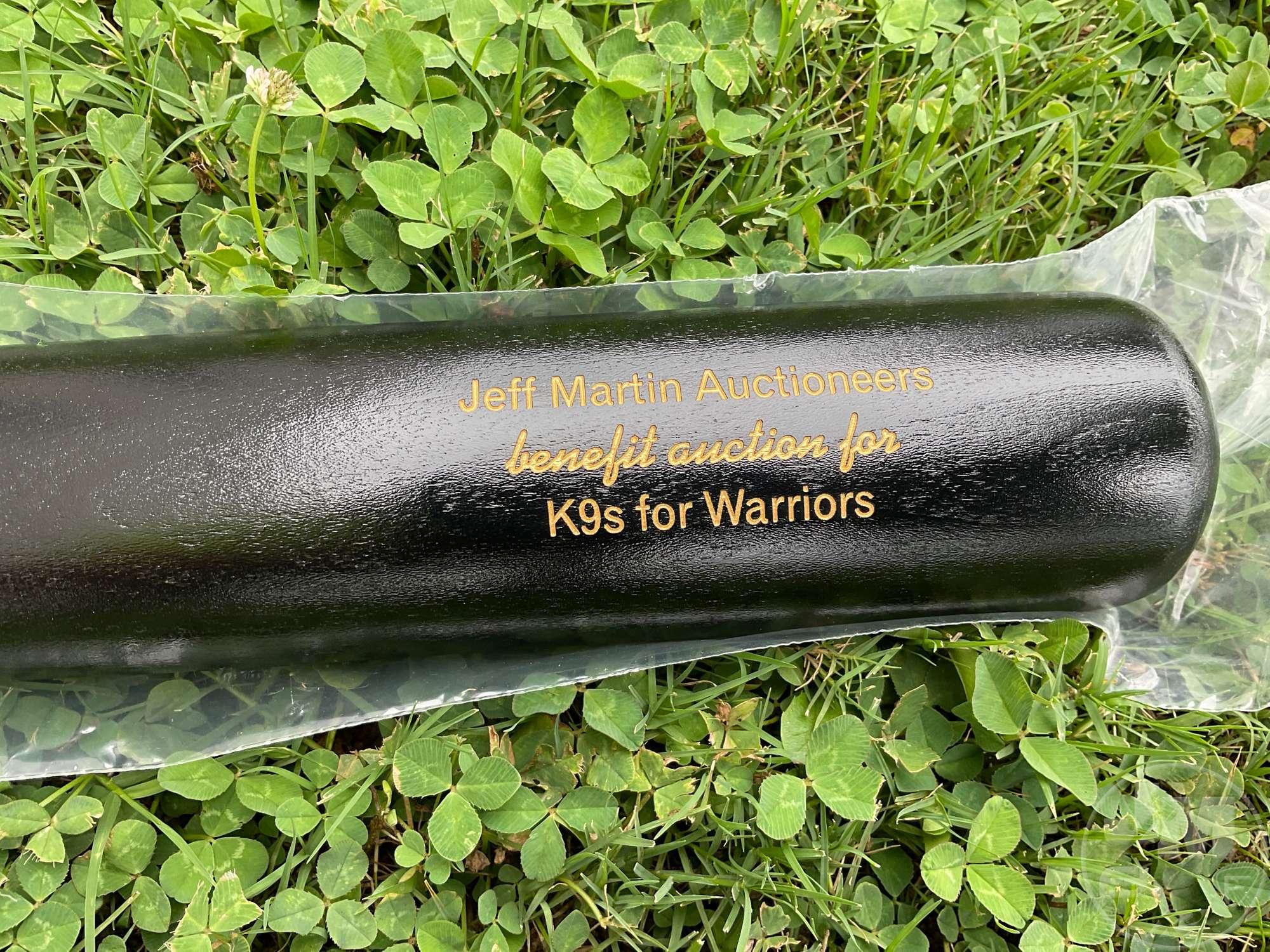 CHARITY LOT - LOUISVILLE SLUGGER BASEBALL BAT, PROCEEDS BENEFIT K9'S