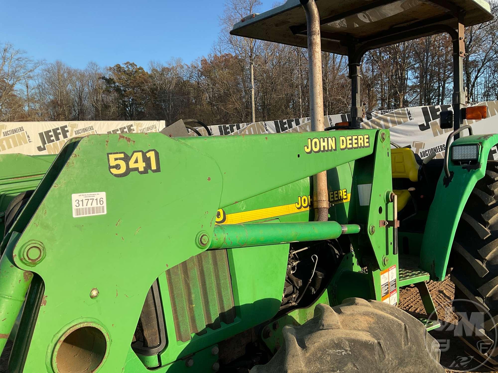 1998 JOHN DEERE 5510 4X4 TRACTOR W/ LOADER SN: LV5510S150863