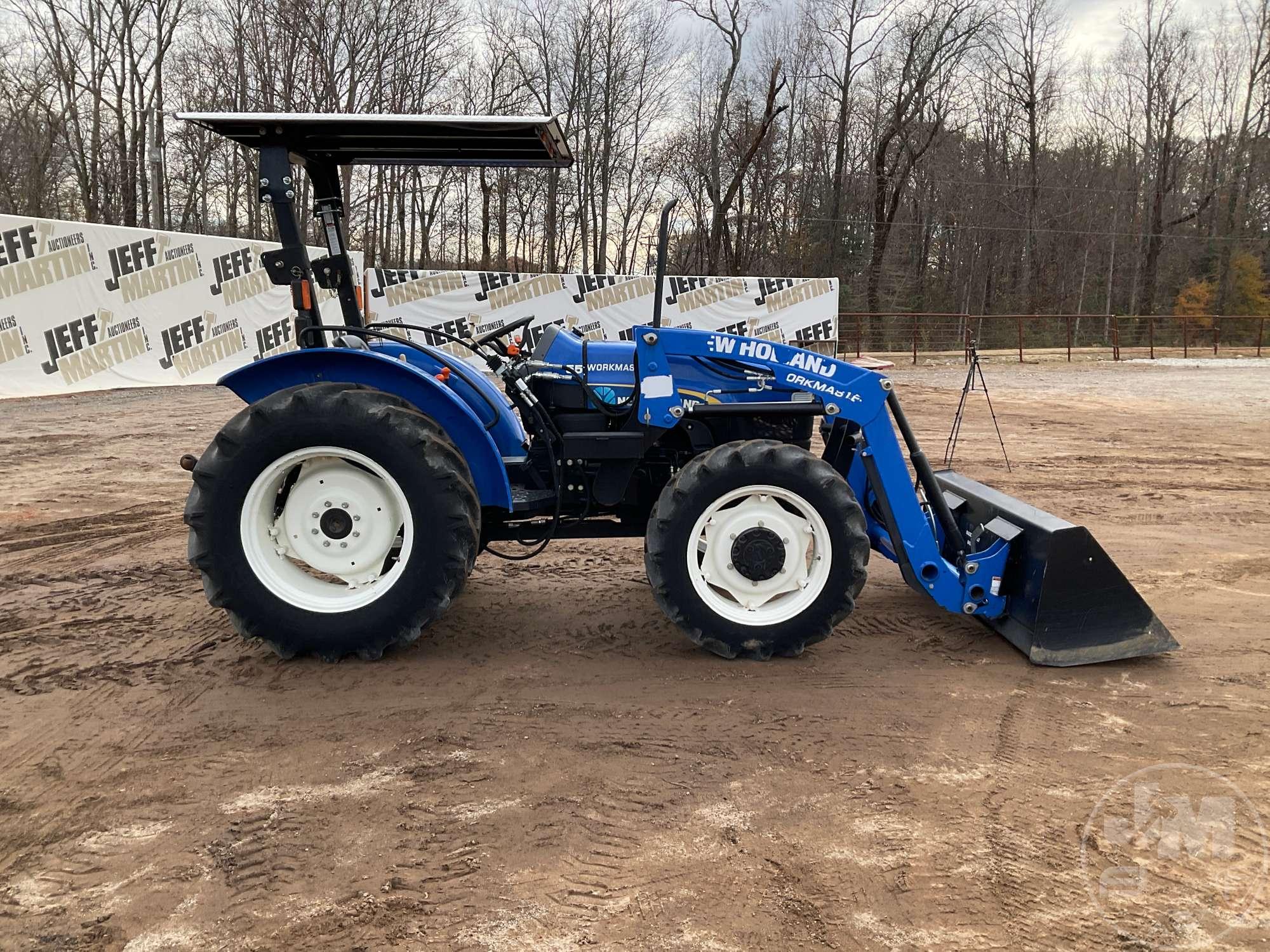 NEW HOLLAND WORKMASTER 55 4X4 TRACTOR W/ LOADER