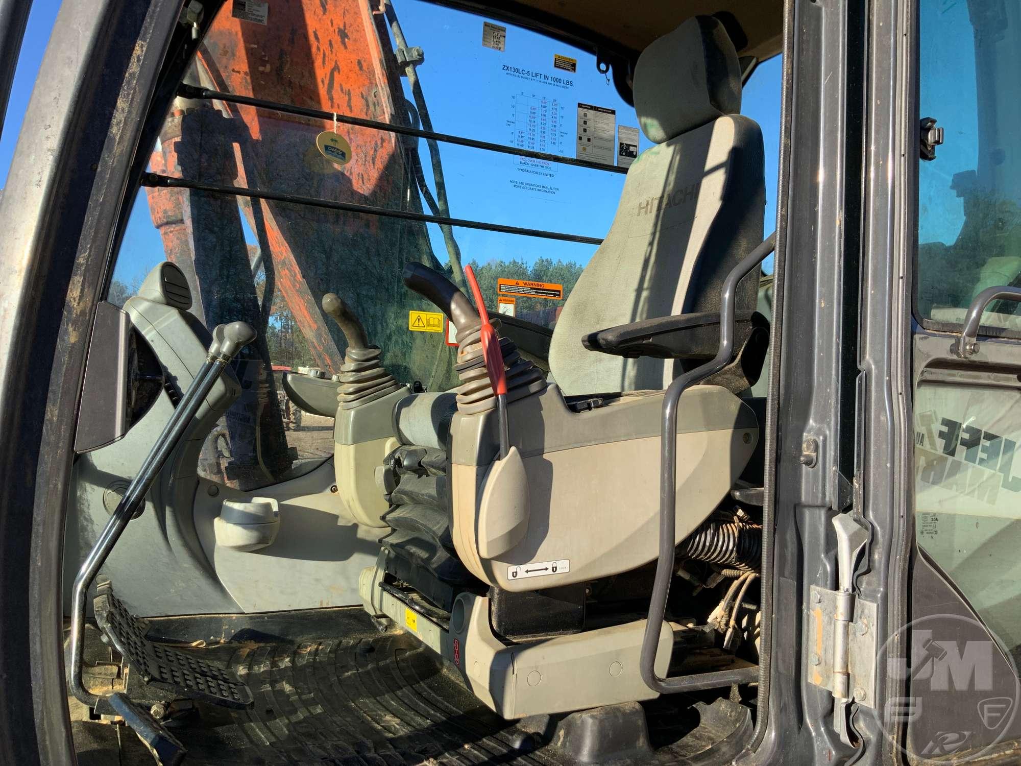 2014 HITACHI ZX130-5N HYDRAULIC EXCAVATOR SN: FFDAB70130047