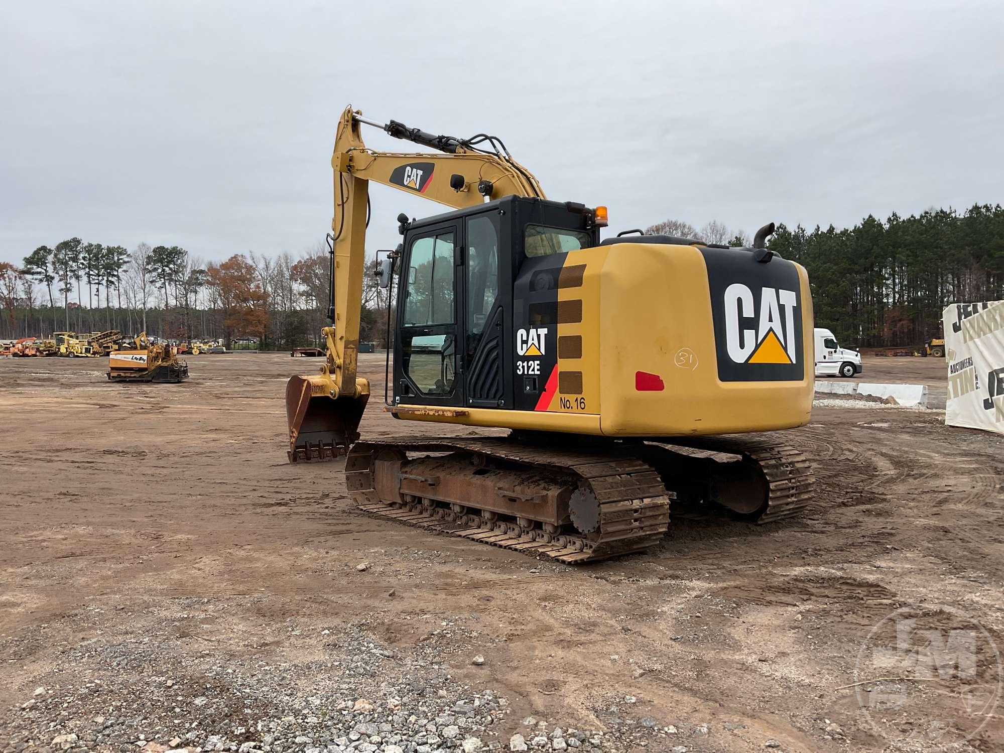 2015 CATERPILLAR 312E HYDRAULIC EXCAVATOR SN: GAC1190