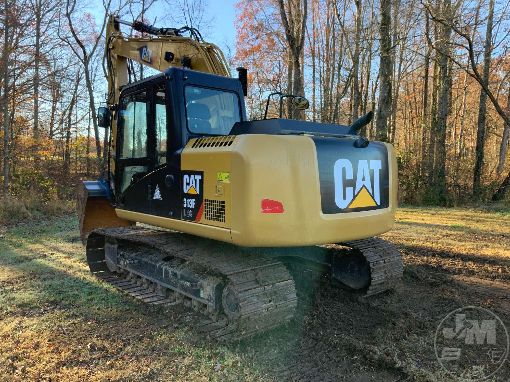 2018 CATERPILLAR 313FL GC HYDRAULIC EXCAVATOR SN: CAT0313FCGJD10424