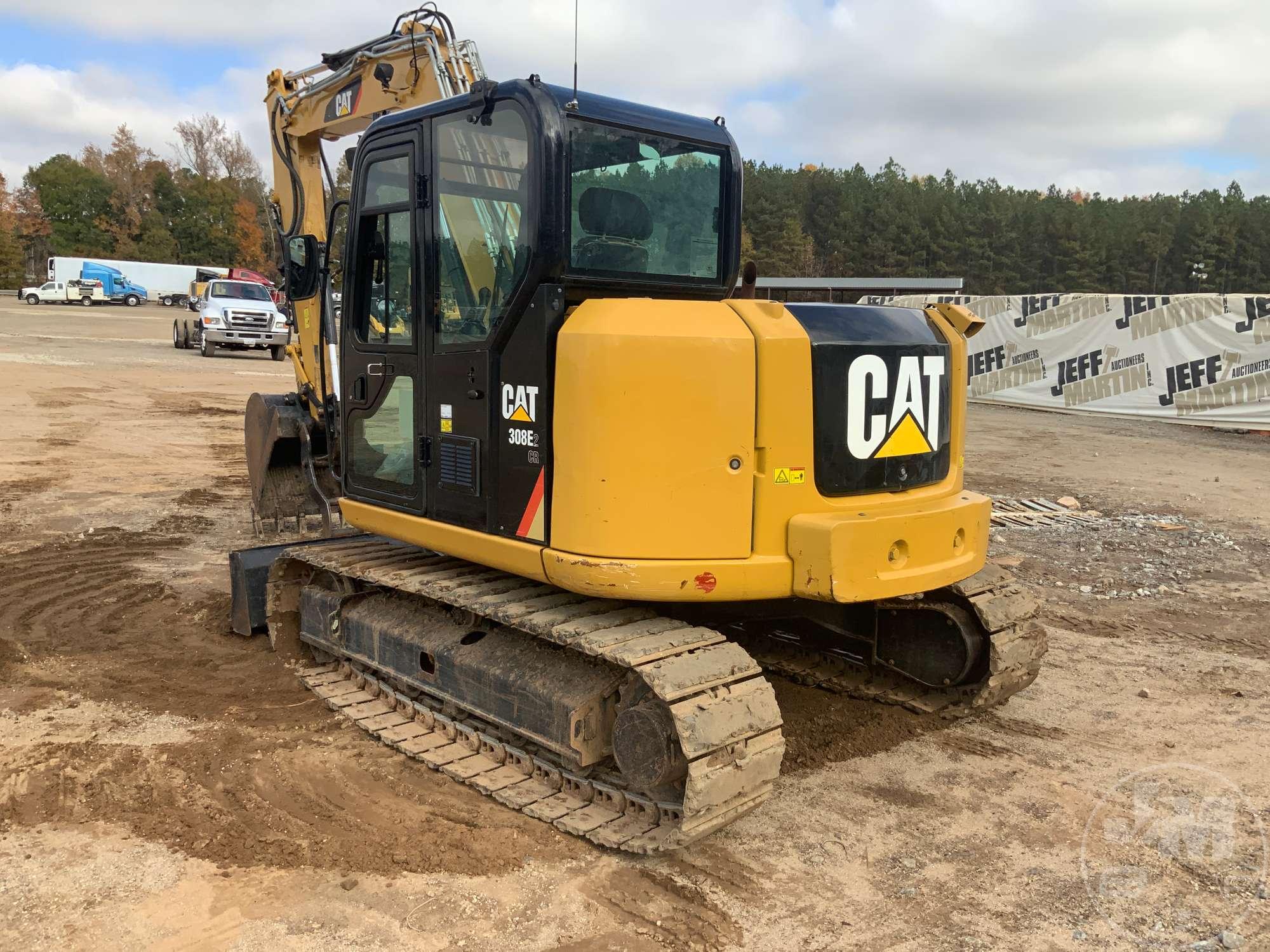 2017 CATERPILLAR 308E2 MINI EXCAVATOR SN: FJX07949