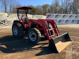 2018 MAHINDRA 5570 4X4 TRACTOR W/ LOADER SN: P70F72551