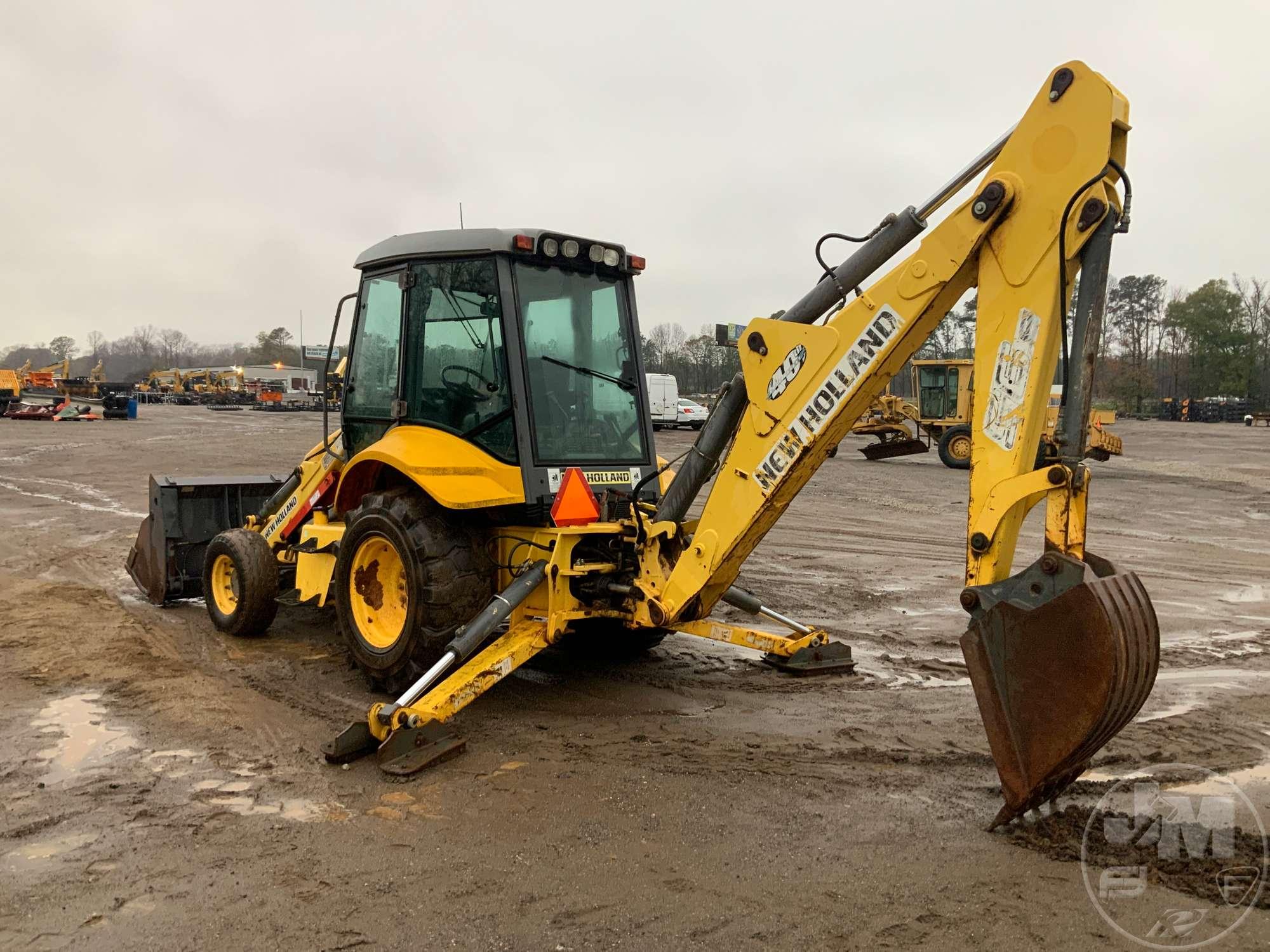 2007 NEW HOLLAND B95 LOADER BACKHOE SN: 031060998