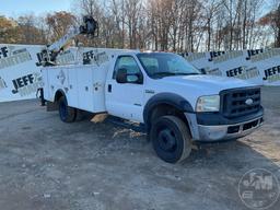 2007 FORD F-550 S/A MECHANICS TRUCK VIN: 1FDAF56P47EB31817