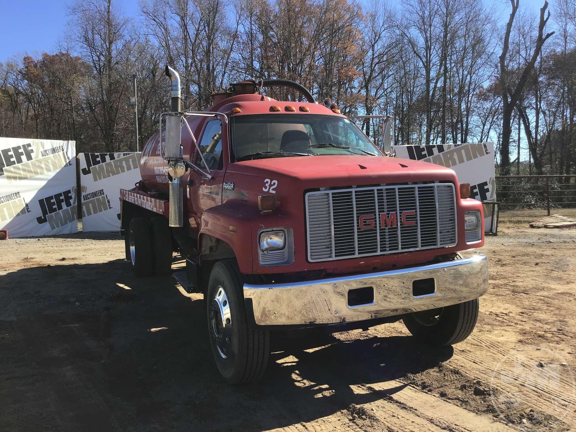 1993 GMC C7 VIN: 1GDM7H1J1PJ519626 S/A SEWER TRUCK