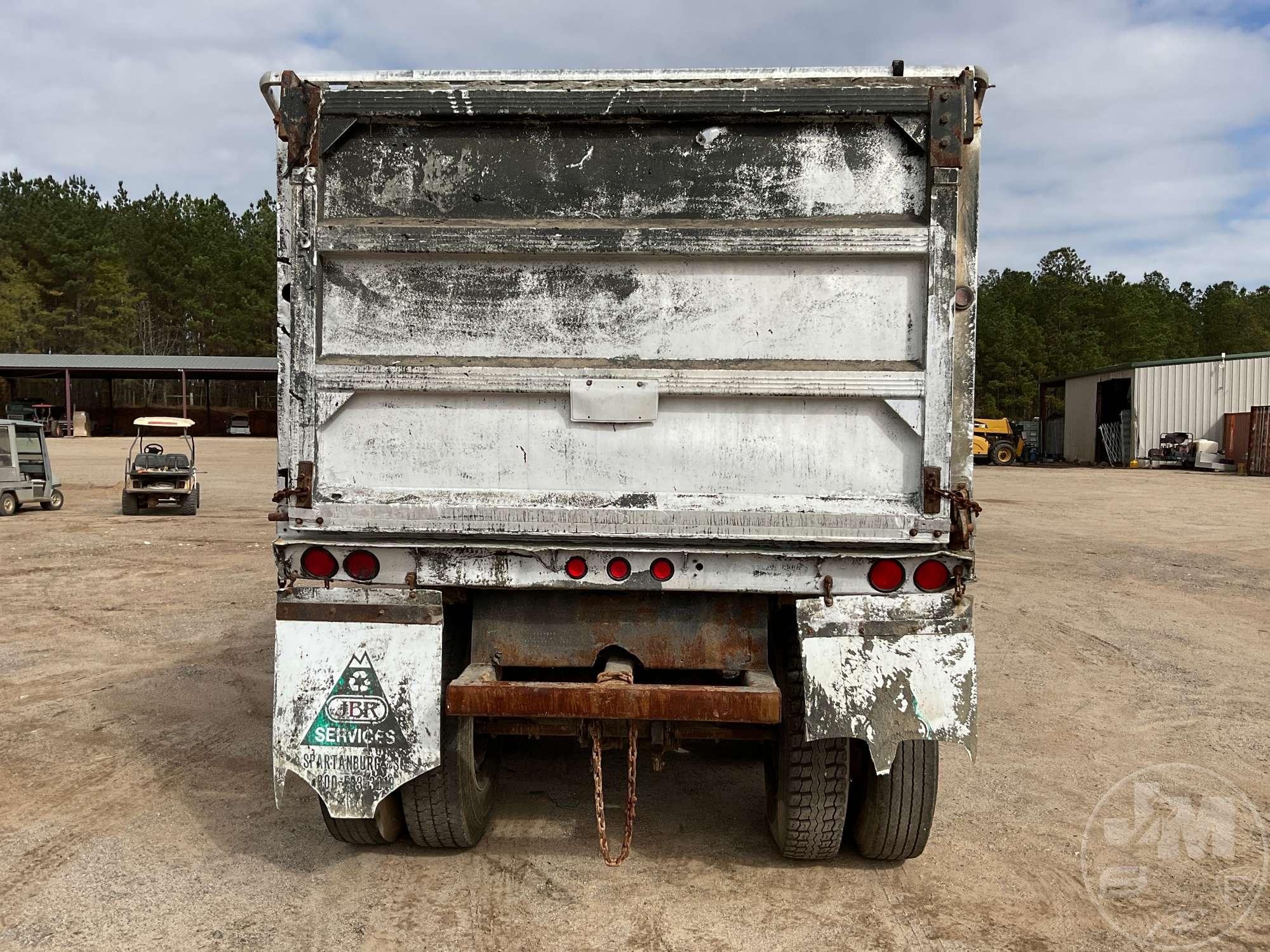 2006 WARREN WRDT2828-2AS 26' ALUMINUM  DUMP TRAILER VIN: 1W9AC45266P347535