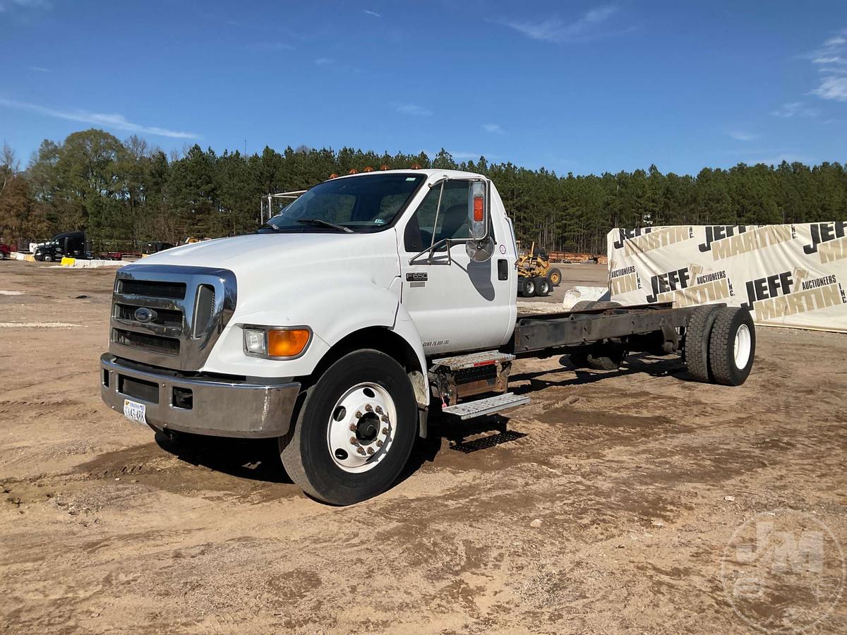 2005 FORD F-650 SINGLE AXLE VIN: 3FRWF65N05V101671 CAB & CHASSIS