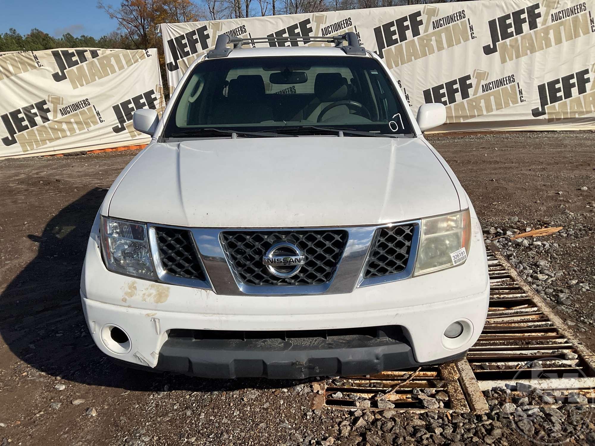 2007 NISSAN FRONTIER CREW CAB PICKUP VIN: 1N6AD09U47C445846