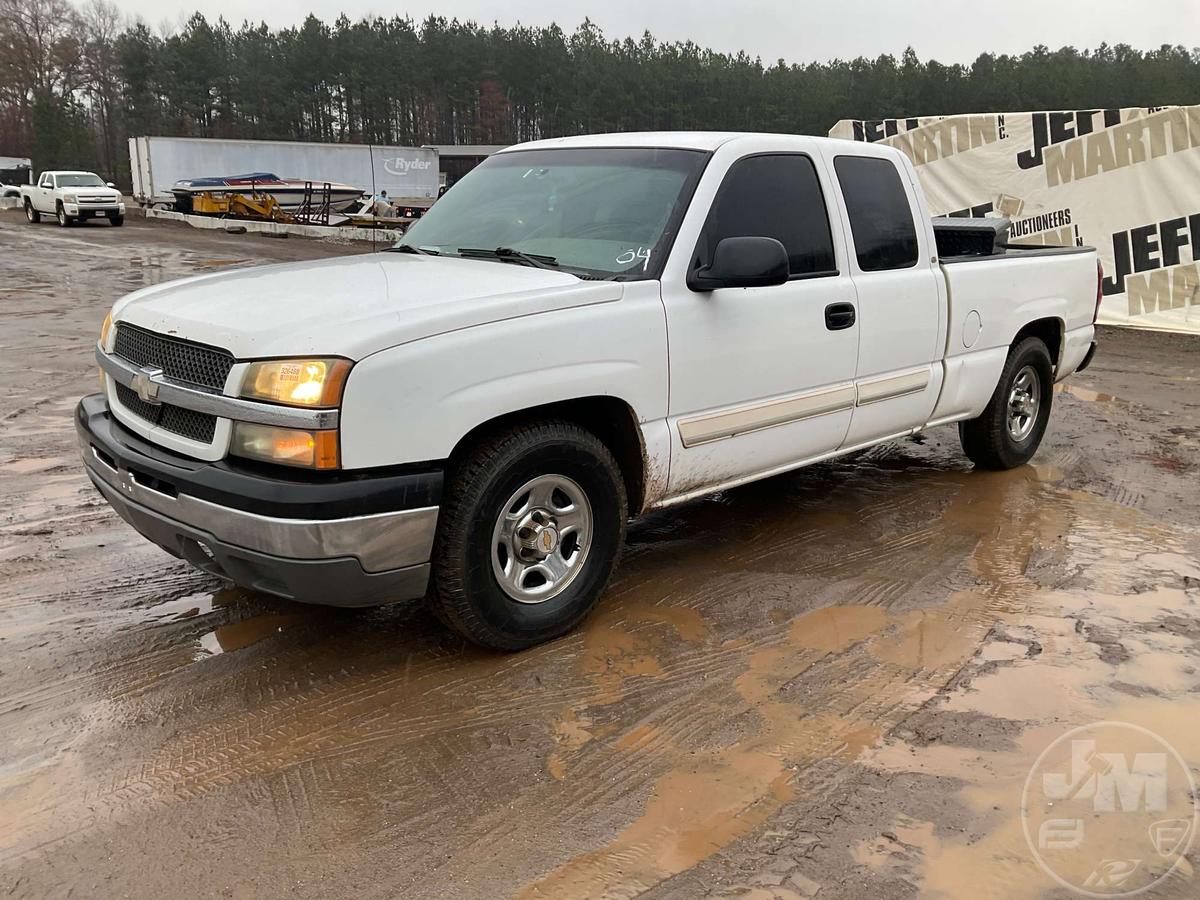 2004 CHEVROLET SILVERADO EXTENDED CAB PICKUP VIN: 1GCEC19V34Z126775