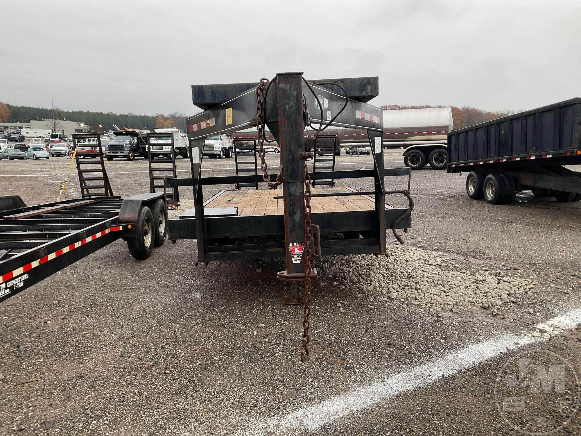 2005 CAROLINA  20' FLATBED TRAILER