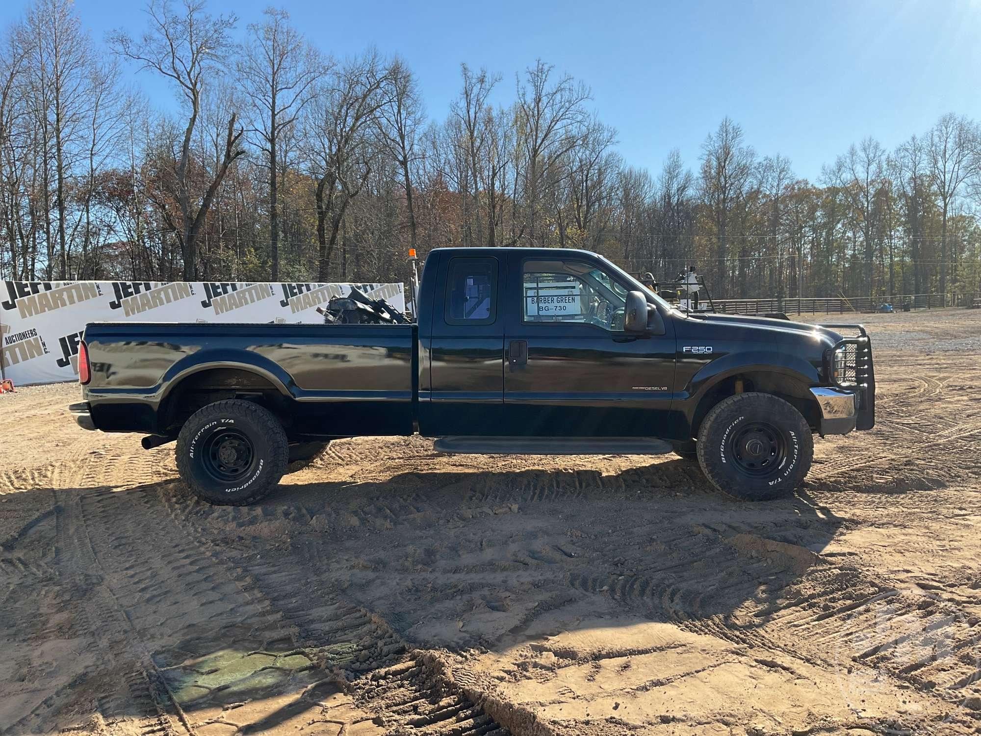 1999 FORD F-250 EXTENDED CAB 4X4 3/4 TON PICKUP VIN: 1FTNX21F9XED97382