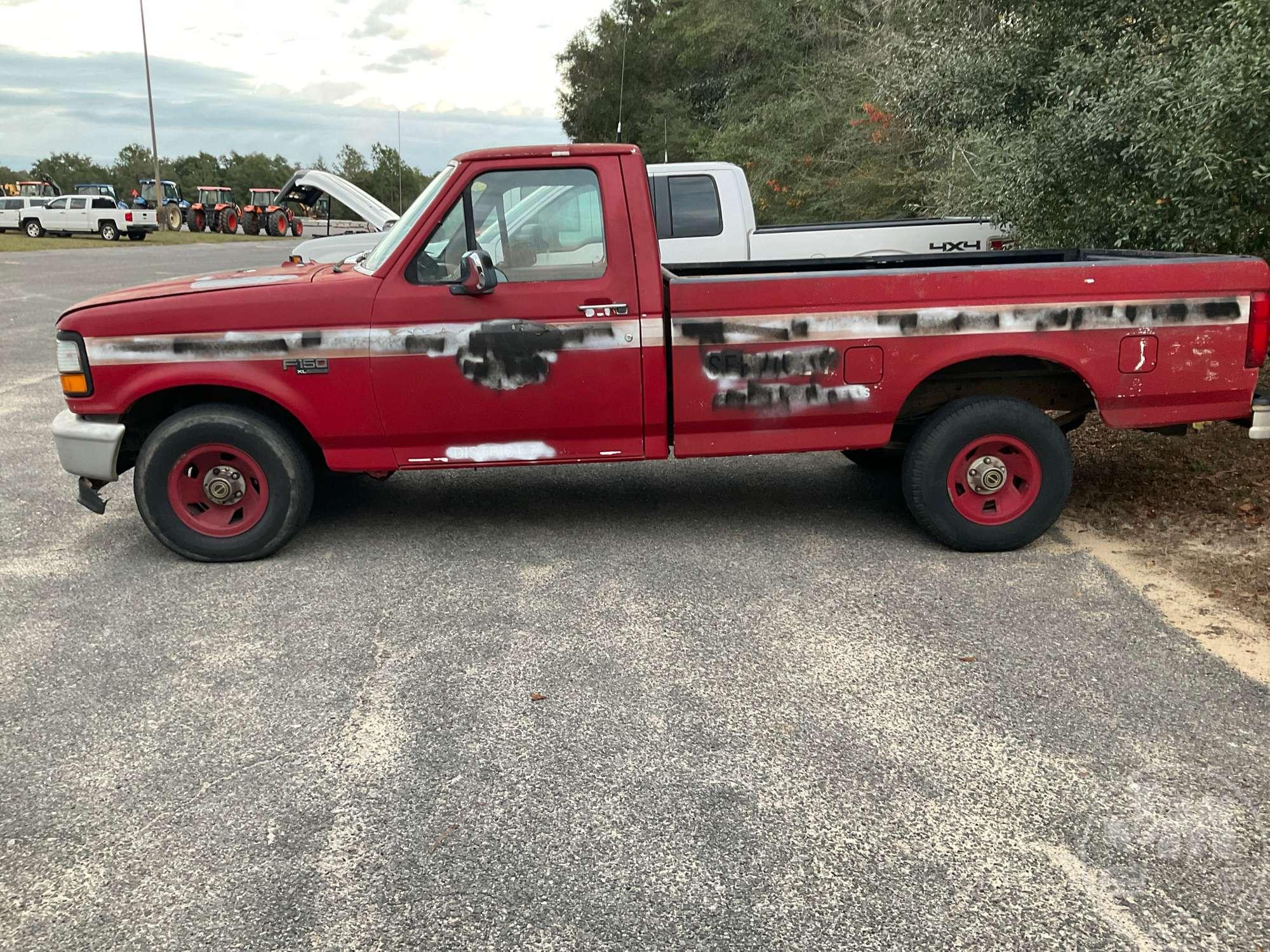 1995 FORD F-150 XL VIN: 1FTEF15Y5SNA96870 S 1/2 TON PICKUP