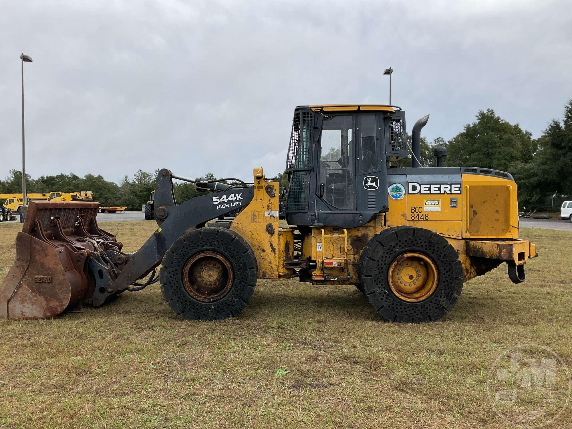 2015 DEERE 544K WHEEL LOADER SN: 1DW544KHVFE667307