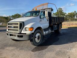 2011 FORD F-750 XL SD SINGLE AXLE DUMP TRUCK VIN: 3FRXF7FJXBV103090