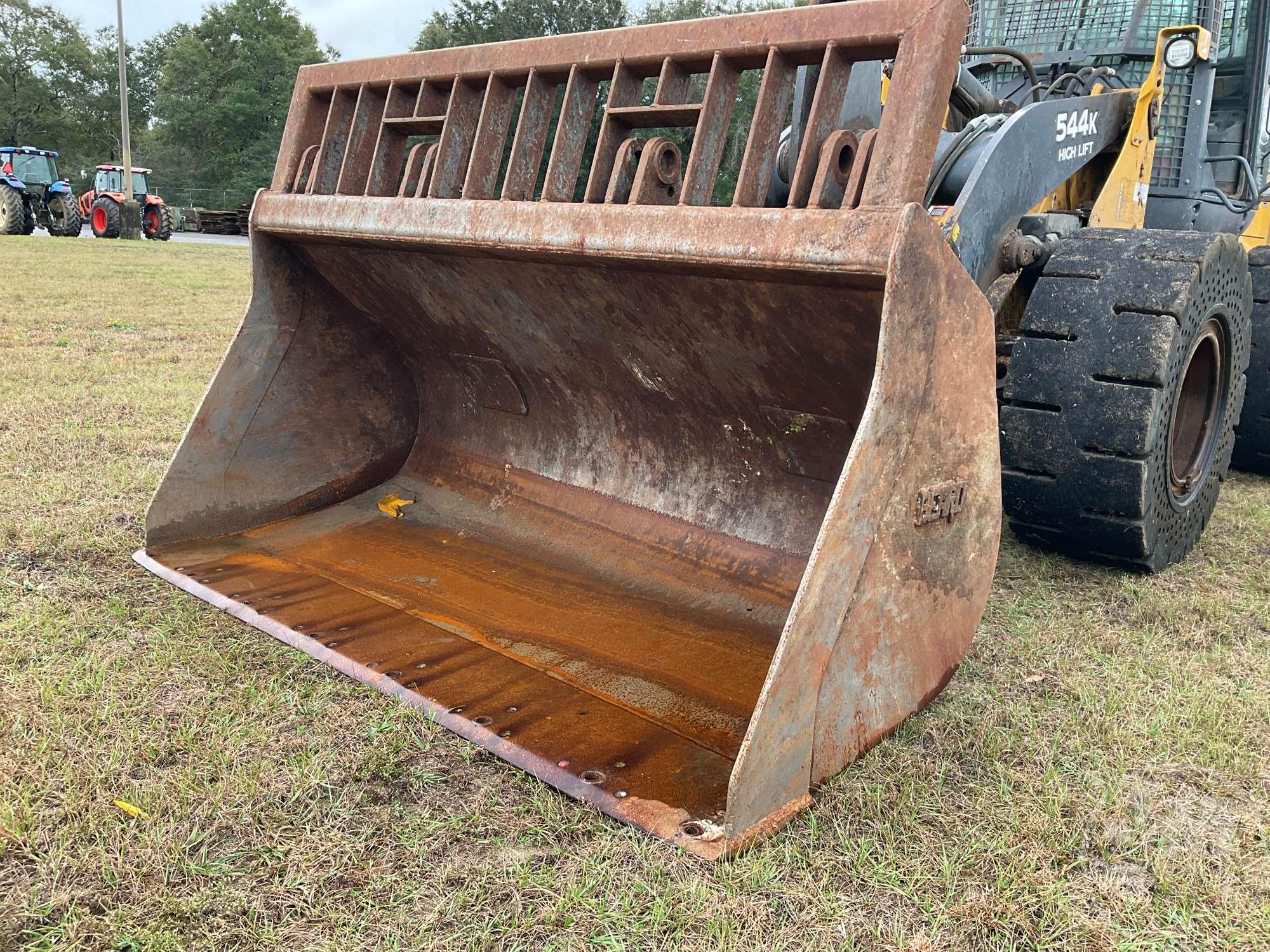 2015 DEERE 544K WHEEL LOADER SN: 1DW544KHVFE667307