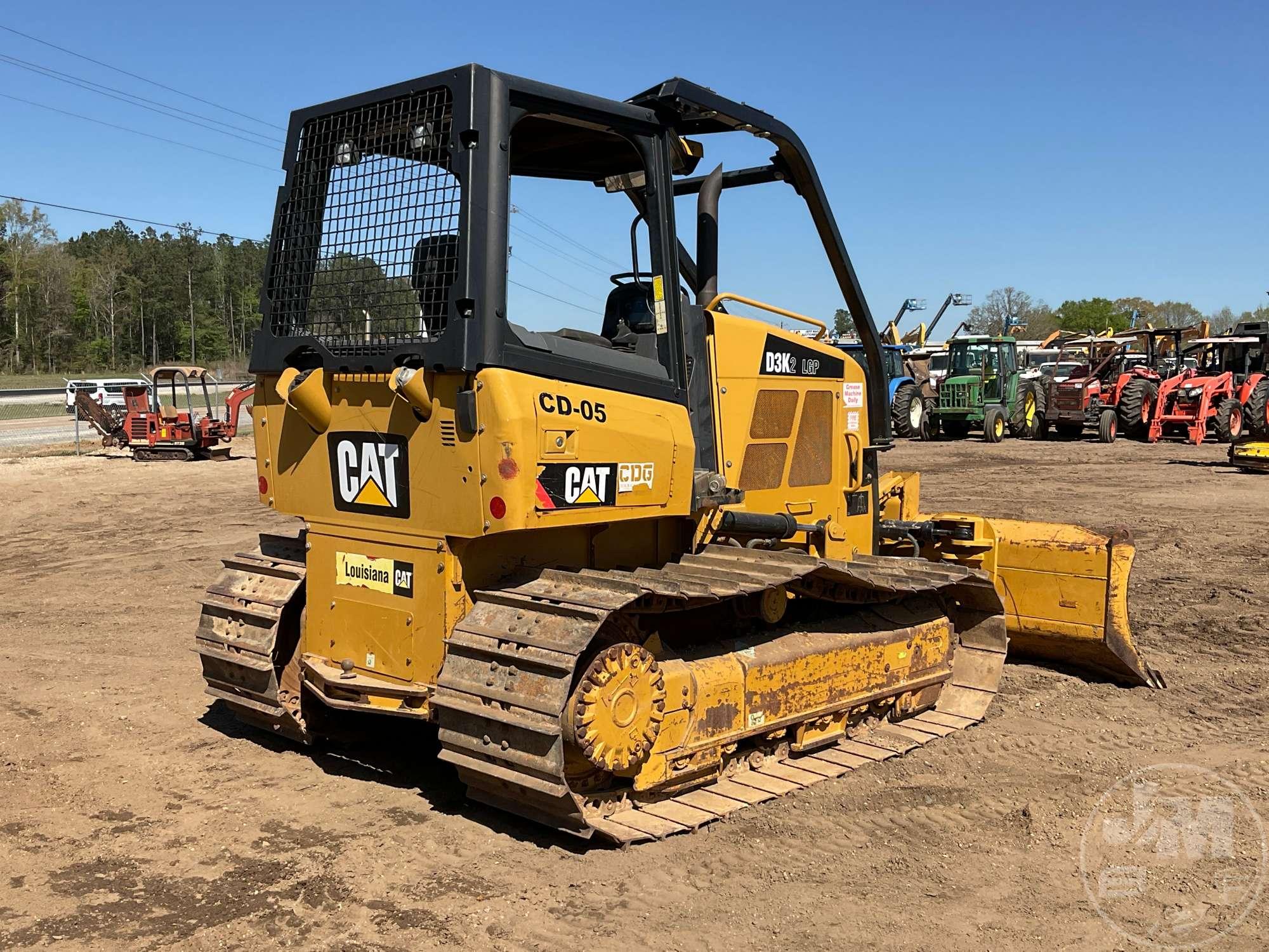 2014 CATERPILLAR D3K2 LGP SN: CAT0D3K2VKLL00647 CRAWLER TRACTOR CANOPY