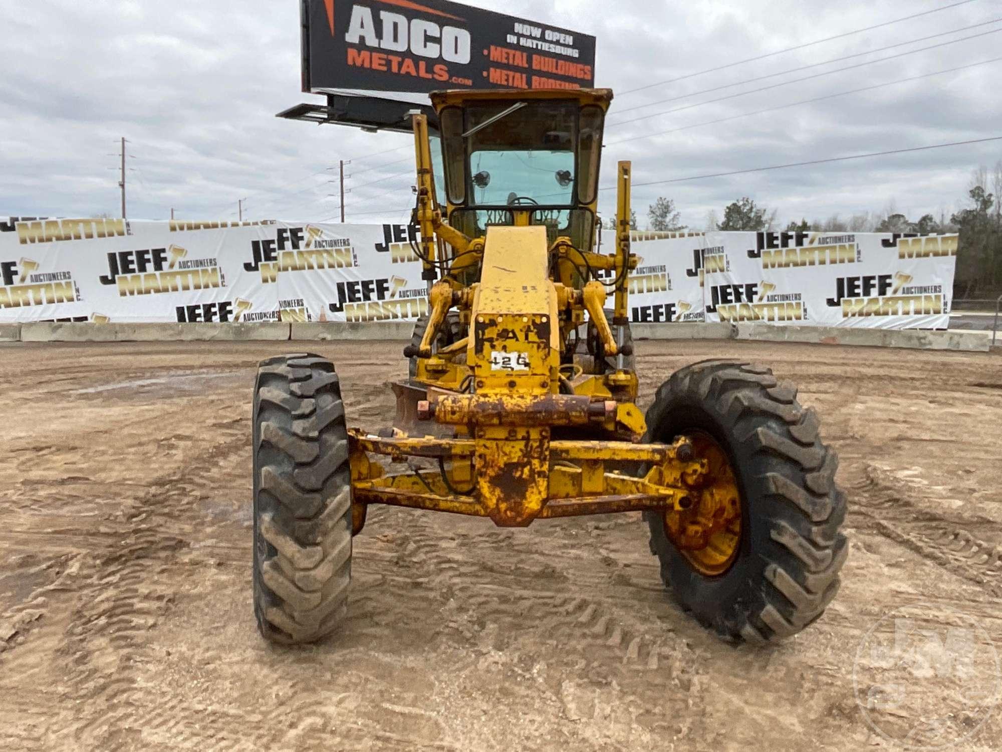 1974 CATERPILLAR 12G MOTORGRADER SN: 61M1806