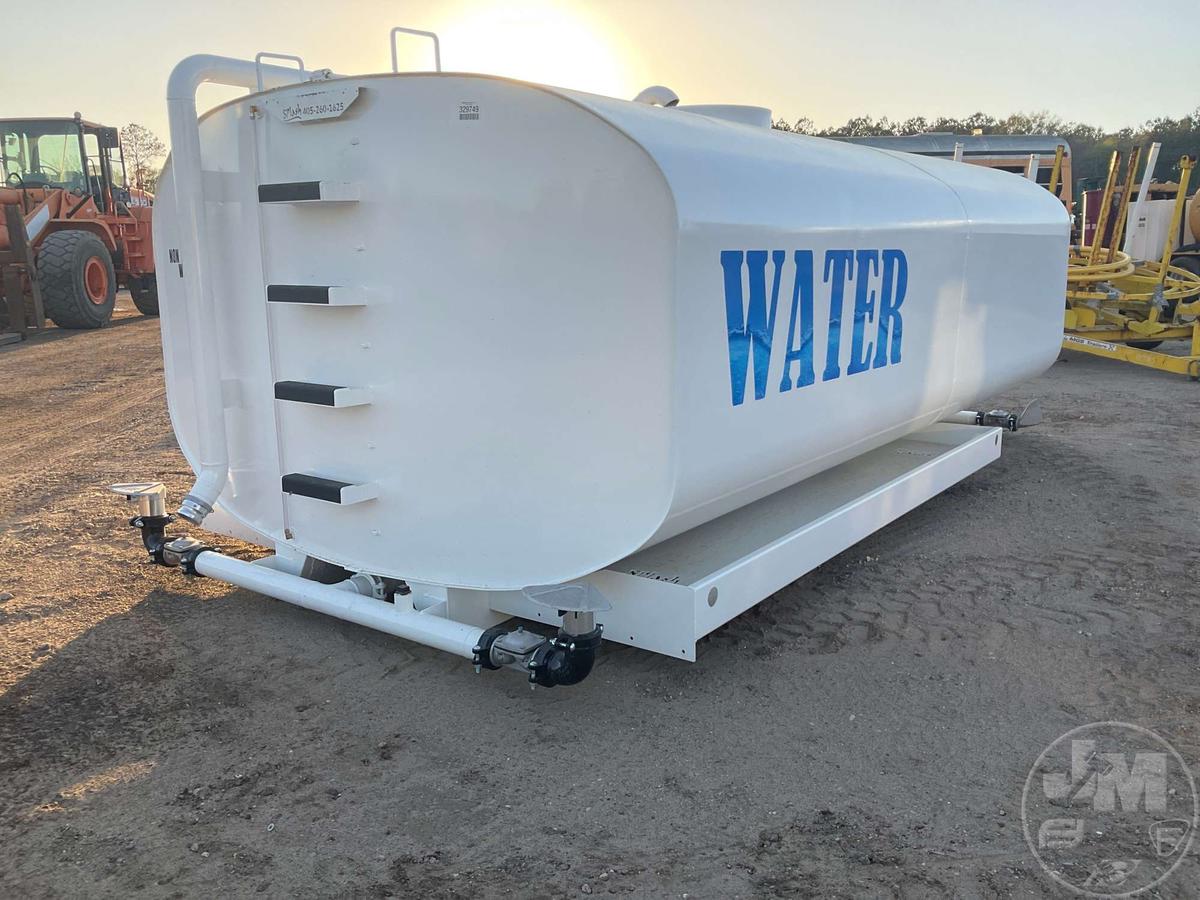 SPLASH 15' WATER TANK KIT SN: 787, 4000 GALLON TANK,