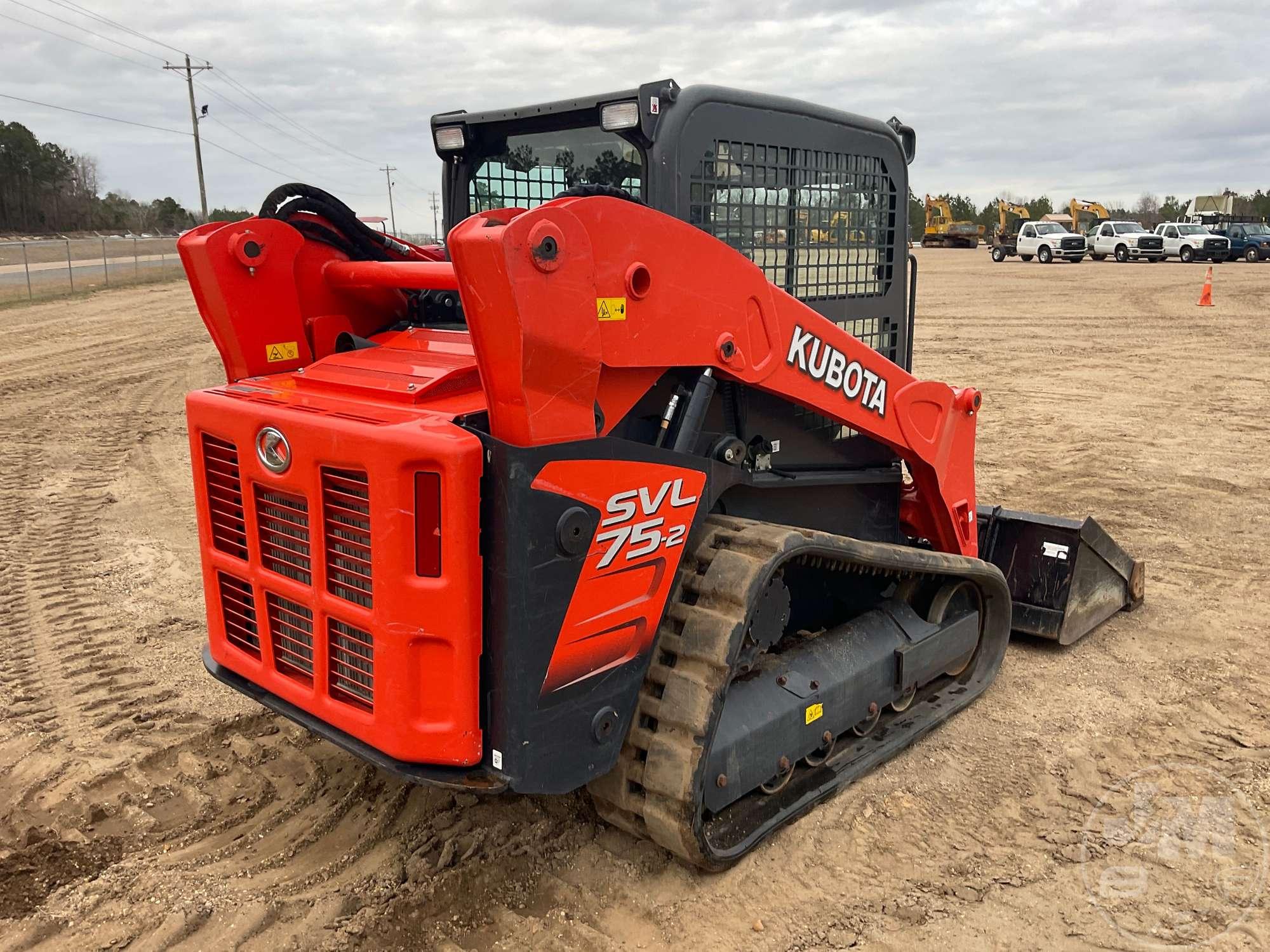 2020 KUBOTA MODEL SVL75-2HFWC MULTI TERRAIN LOADER SN: KBCZ052CVL1A47619 CAB