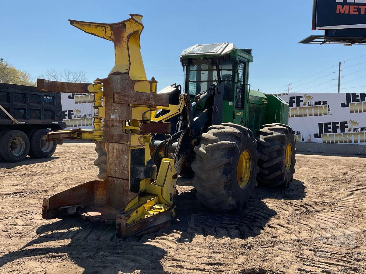 2012 JOHN DEERE 843K FELLER BUNCHER