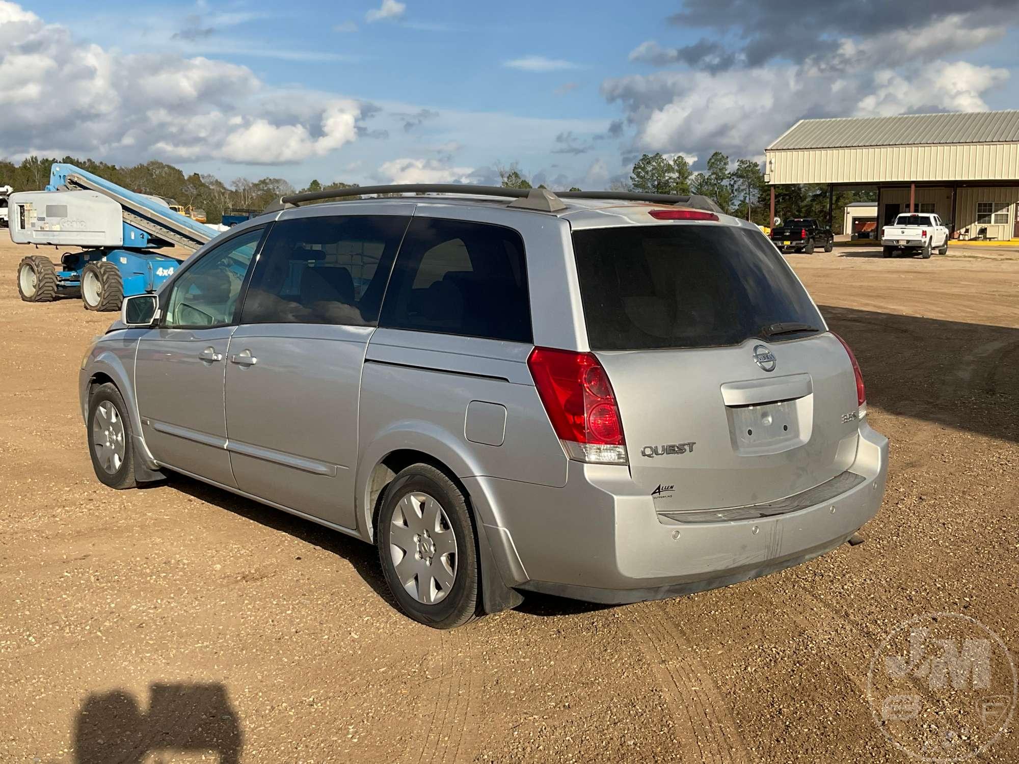 2006 NISSAN QUEST VIN: 5N1BV28U06N103214 2WD MINI-VAN