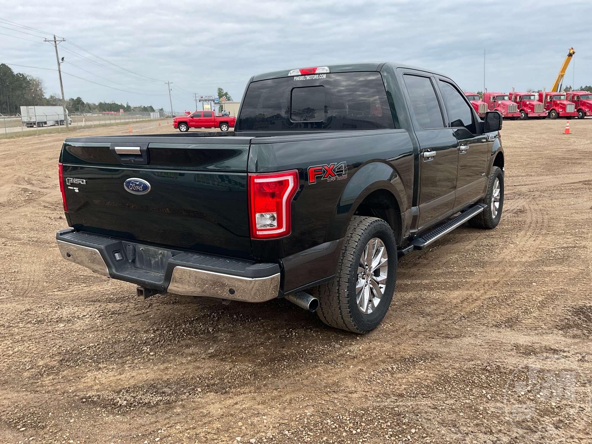 2016 FORD F-150 XLT CREW CAB 4X4 PICKUP VIN: 1FTEW1EG8GKF08442