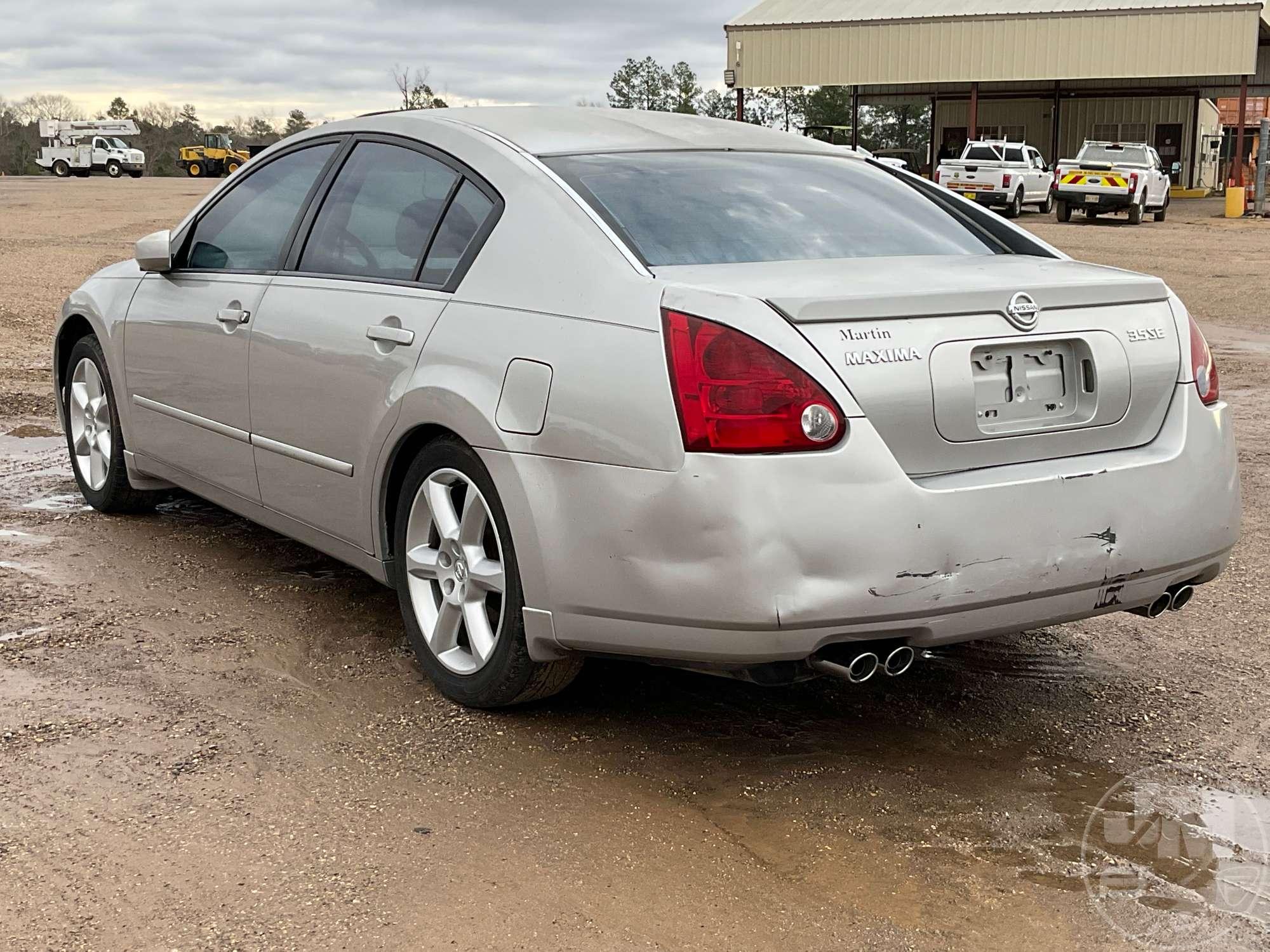 2004 NISSAN MAXIMA 3.5SE VIN: 1N4BA41EX4C846329 SEDAN