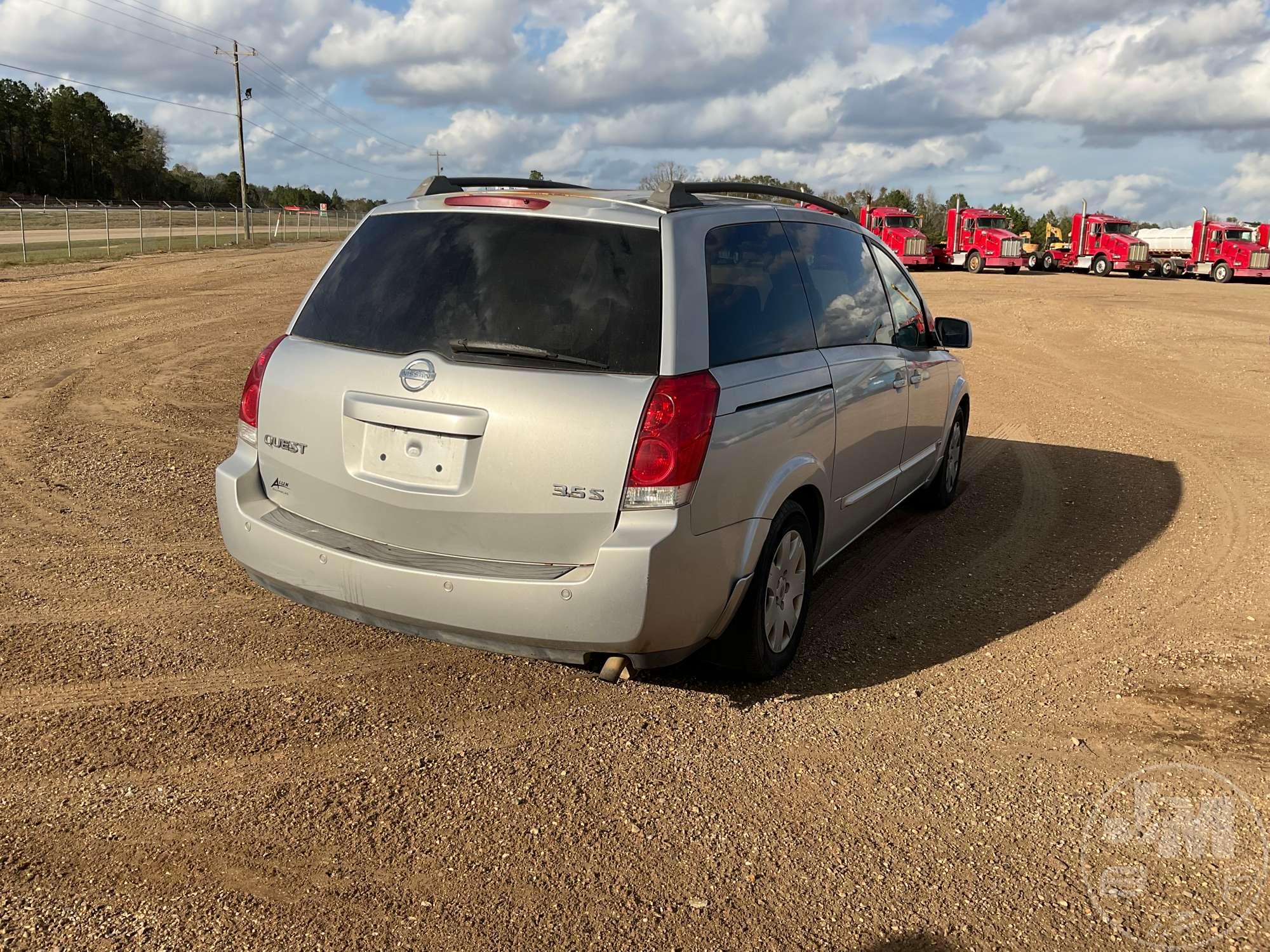 2006 NISSAN QUEST VIN: 5N1BV28U06N103214 2WD MINI-VAN