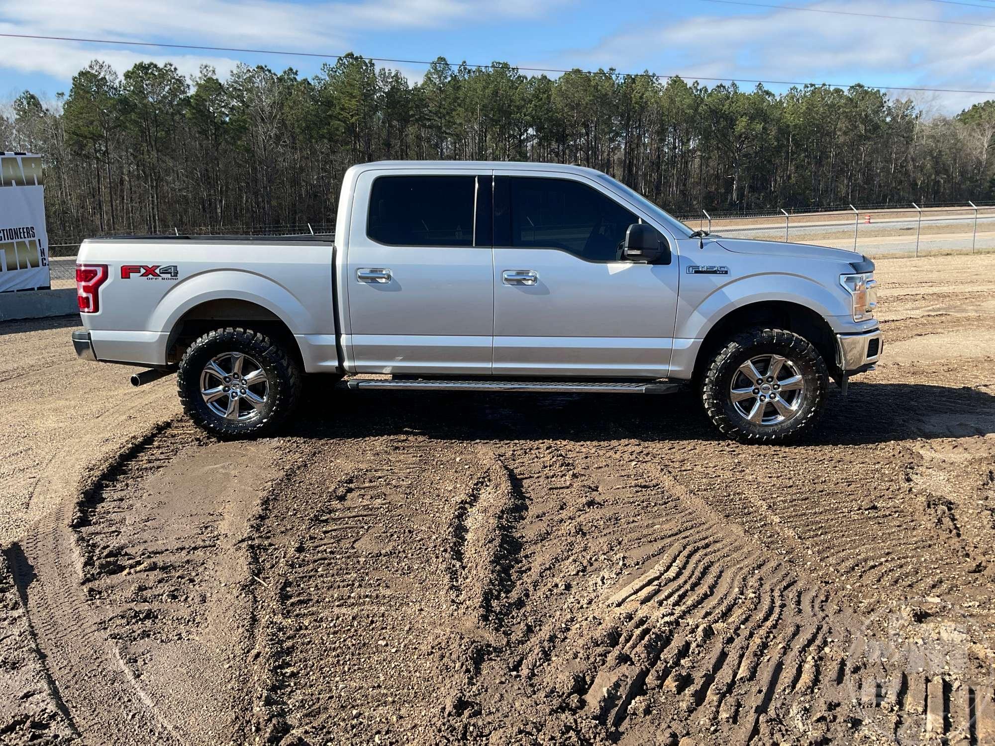 2018 FORD F-150 XLT CREW CAB 4X4 PICKUP VIN: 1FTEW1E5XJFA76807