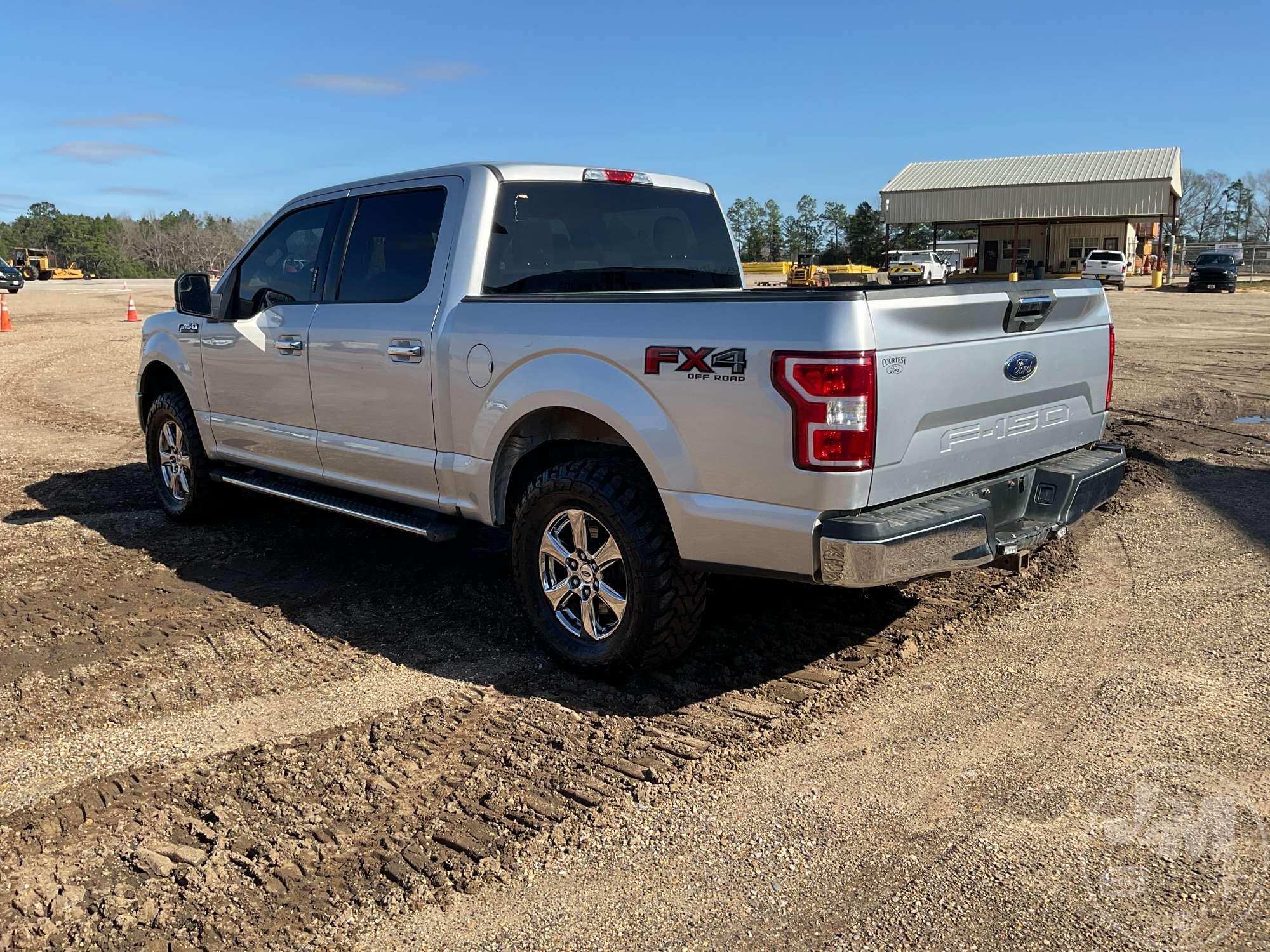 2018 FORD F-150 XLT CREW CAB 4X4 PICKUP VIN: 1FTEW1E5XJFA76807