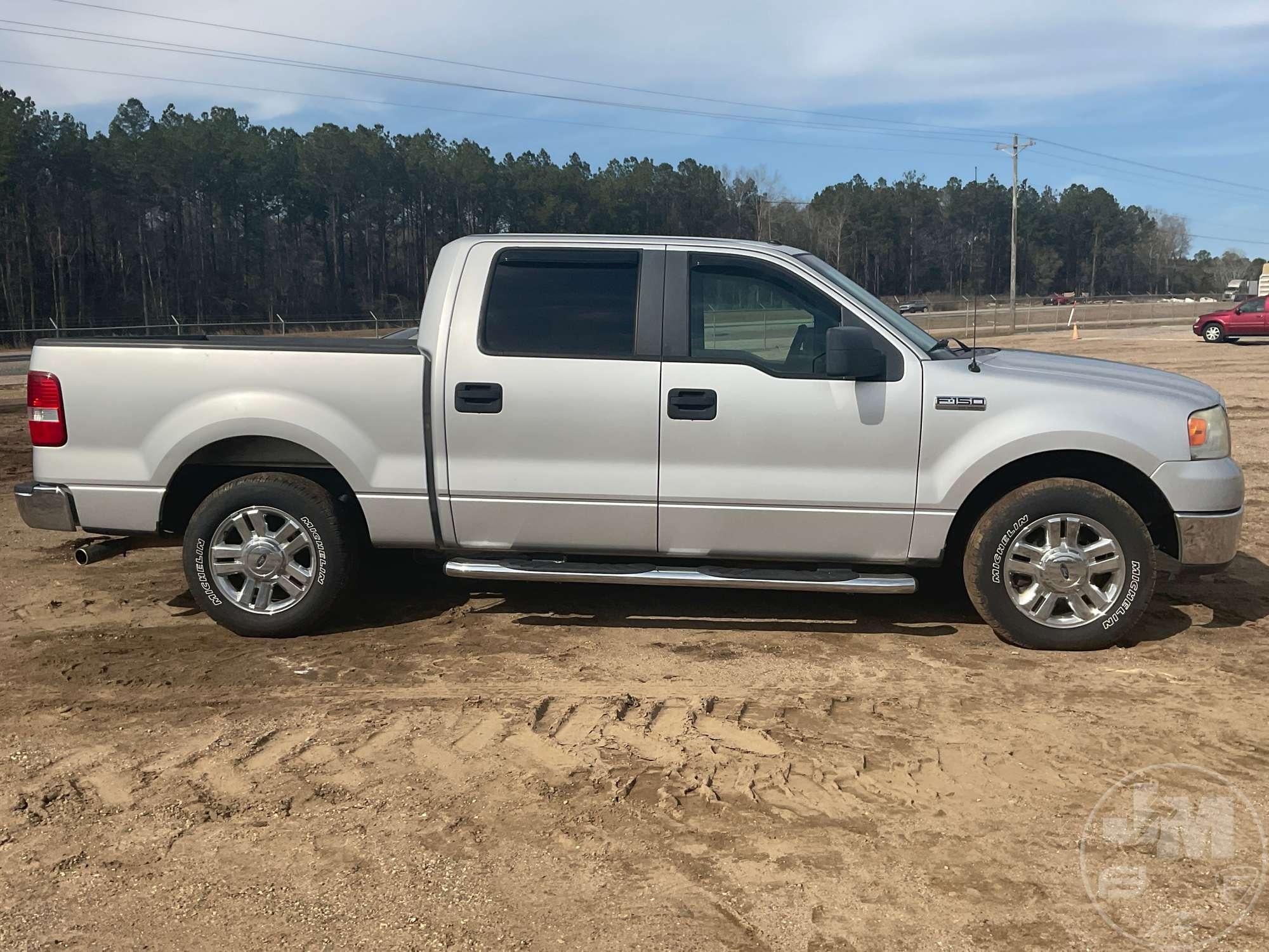 2008 FORD F-150 XLT CREW CAB PICKUP VIN: 1FTRW12W28FB56840