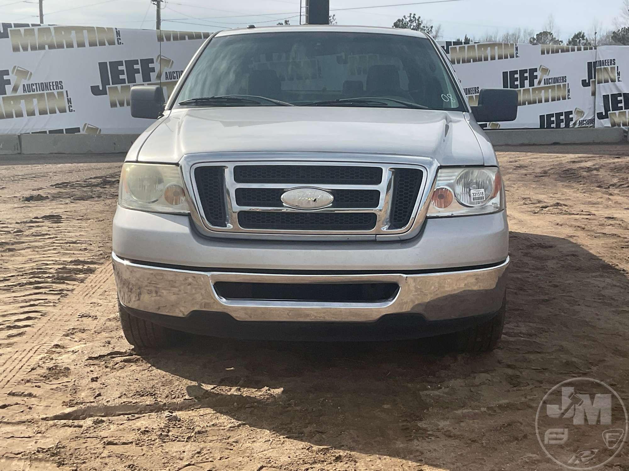 2008 FORD F-150 XLT CREW CAB PICKUP VIN: 1FTRW12W28FB56840