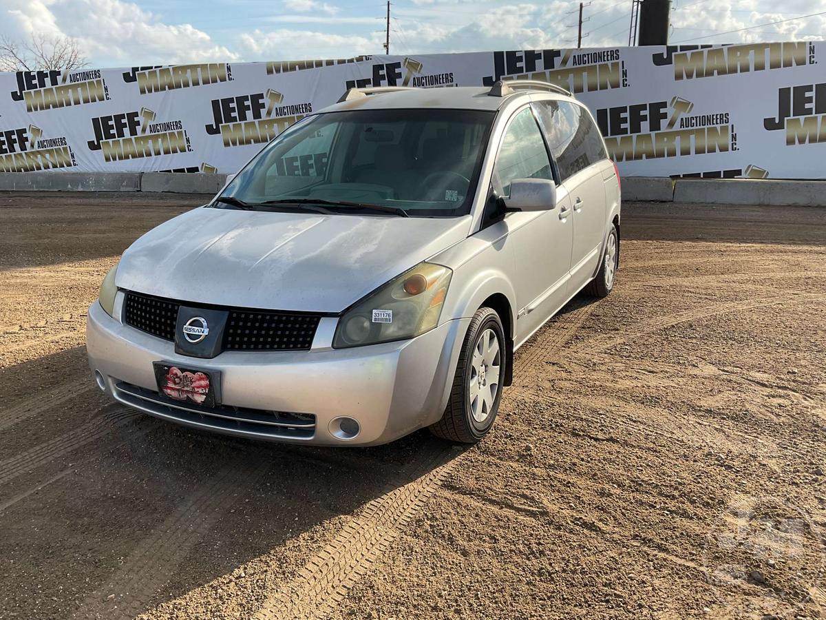 2006 NISSAN QUEST VIN: 5N1BV28U06N103214 2WD MINI-VAN