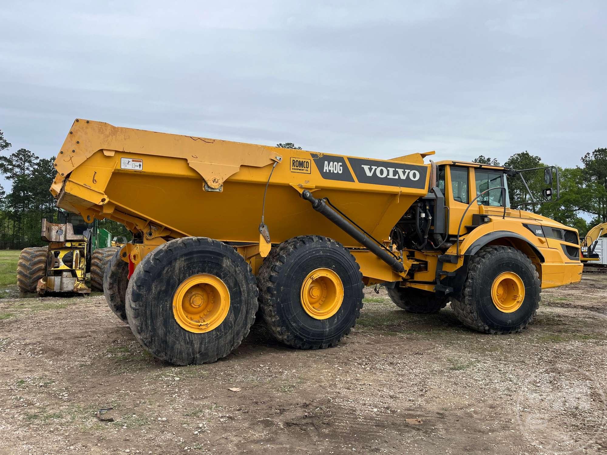 2015 VOLVO A40G 6X6 ARTICULATED DUMP TRUCK SN: VCE0A40GT00340832