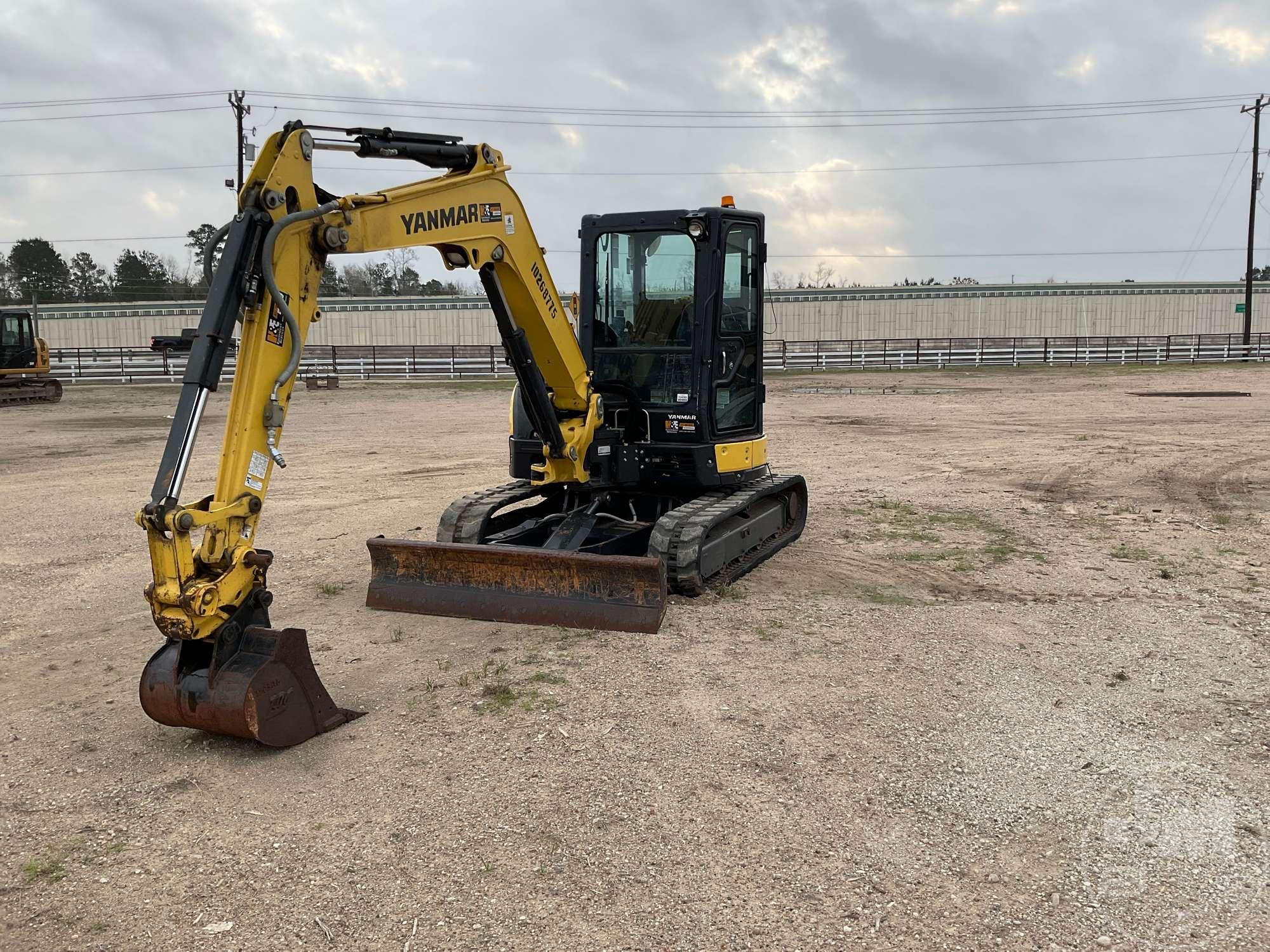 2019 YANMAR VIO50-6A MINI EXCAVATOR SN: 60404