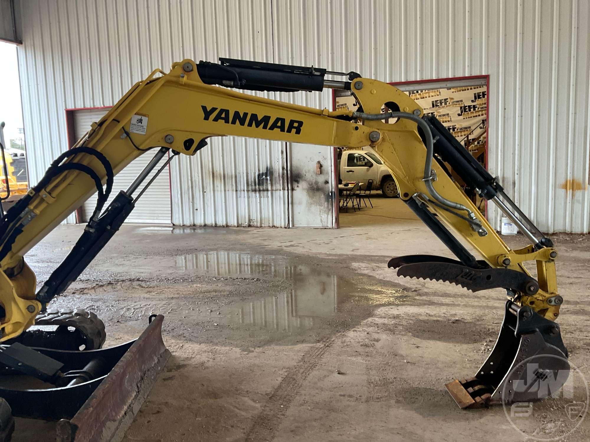 2018 YANMAR VIO35-6A MINI EXCAVATOR SN: AH141