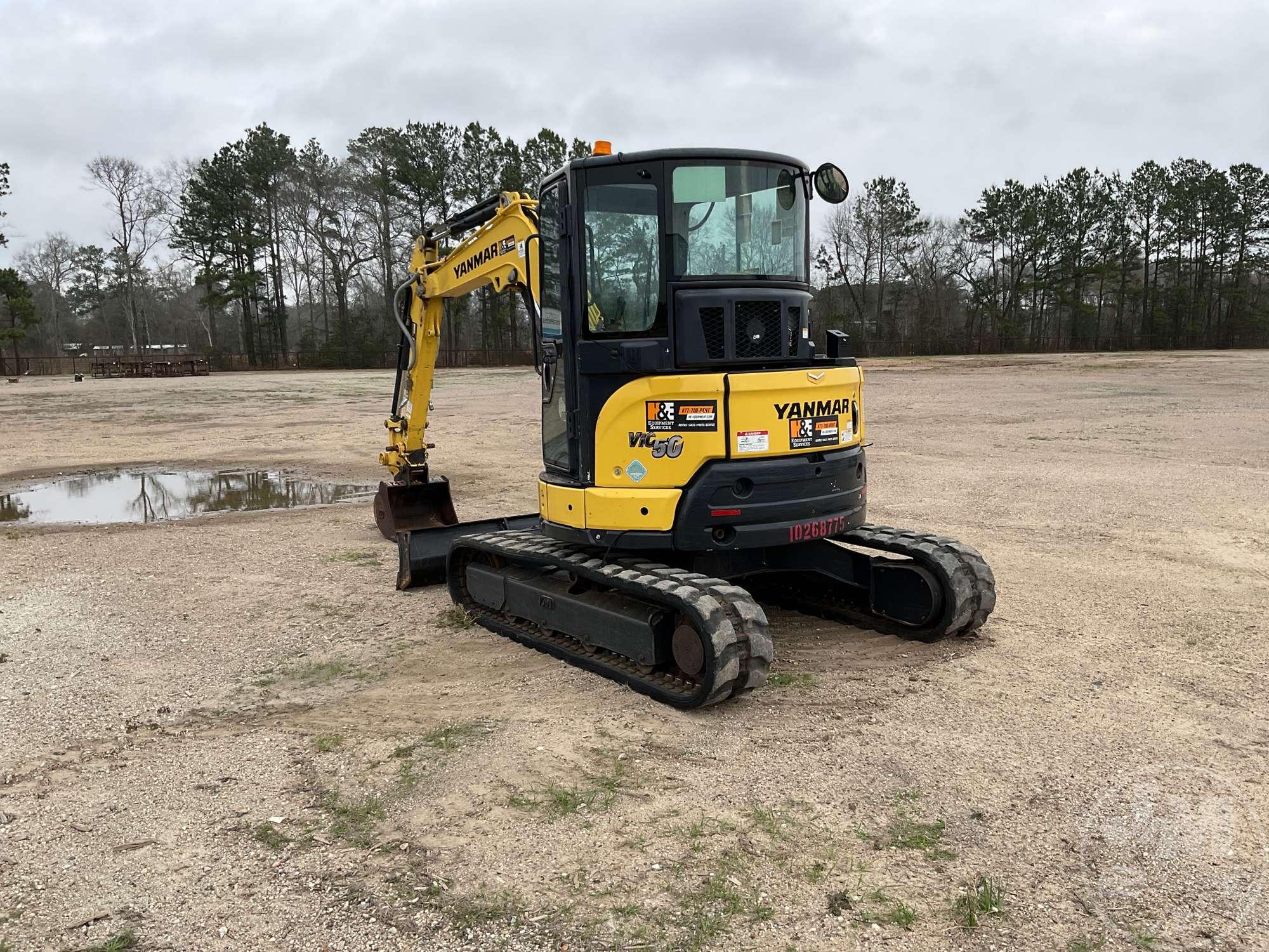 2019 YANMAR VIO50-6A MINI EXCAVATOR SN: 60404