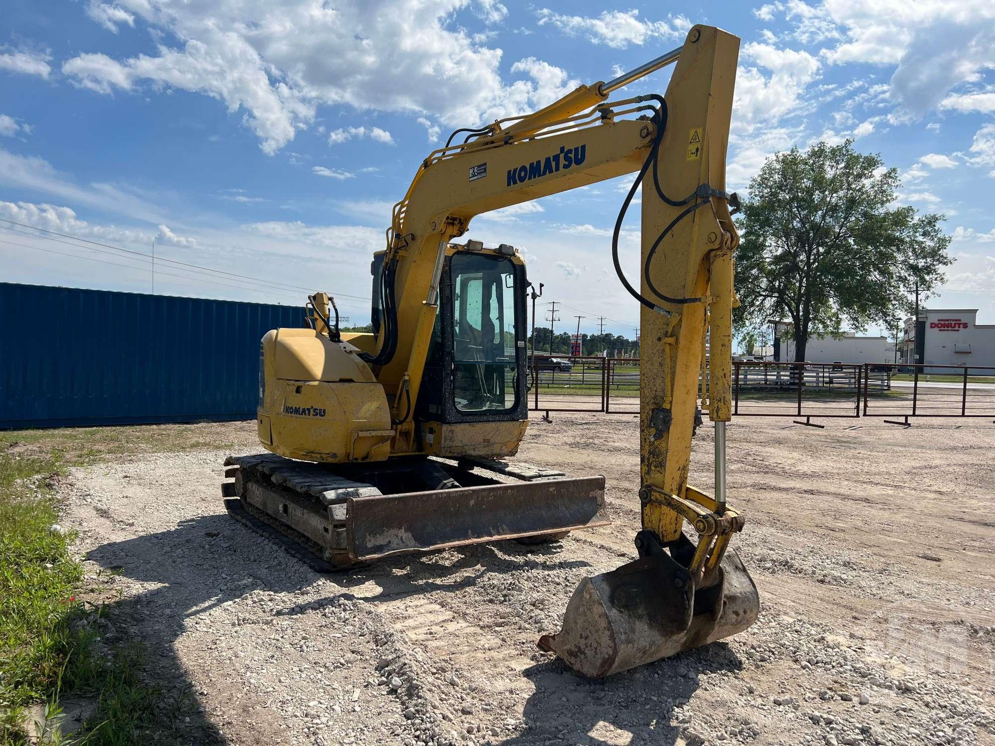 2014 KOMATSU PC78US-8 MINI EXCAVATOR SN: KMTPC213H01019224