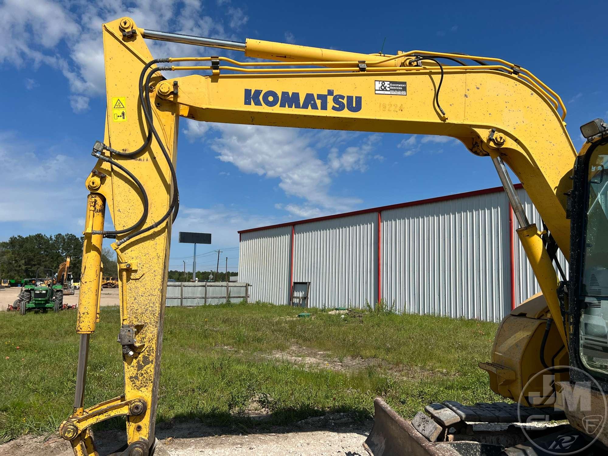 2014 KOMATSU PC78US-8 MINI EXCAVATOR SN: KMTPC213H01019224