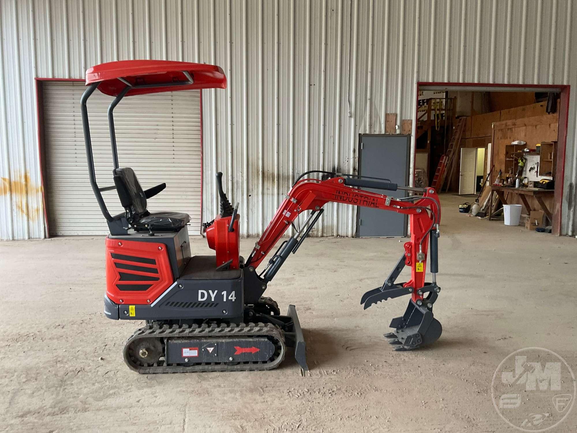 2022 CFG INDUSTRY DY14 MINI EXCAVATOR SN: DY1422120502E