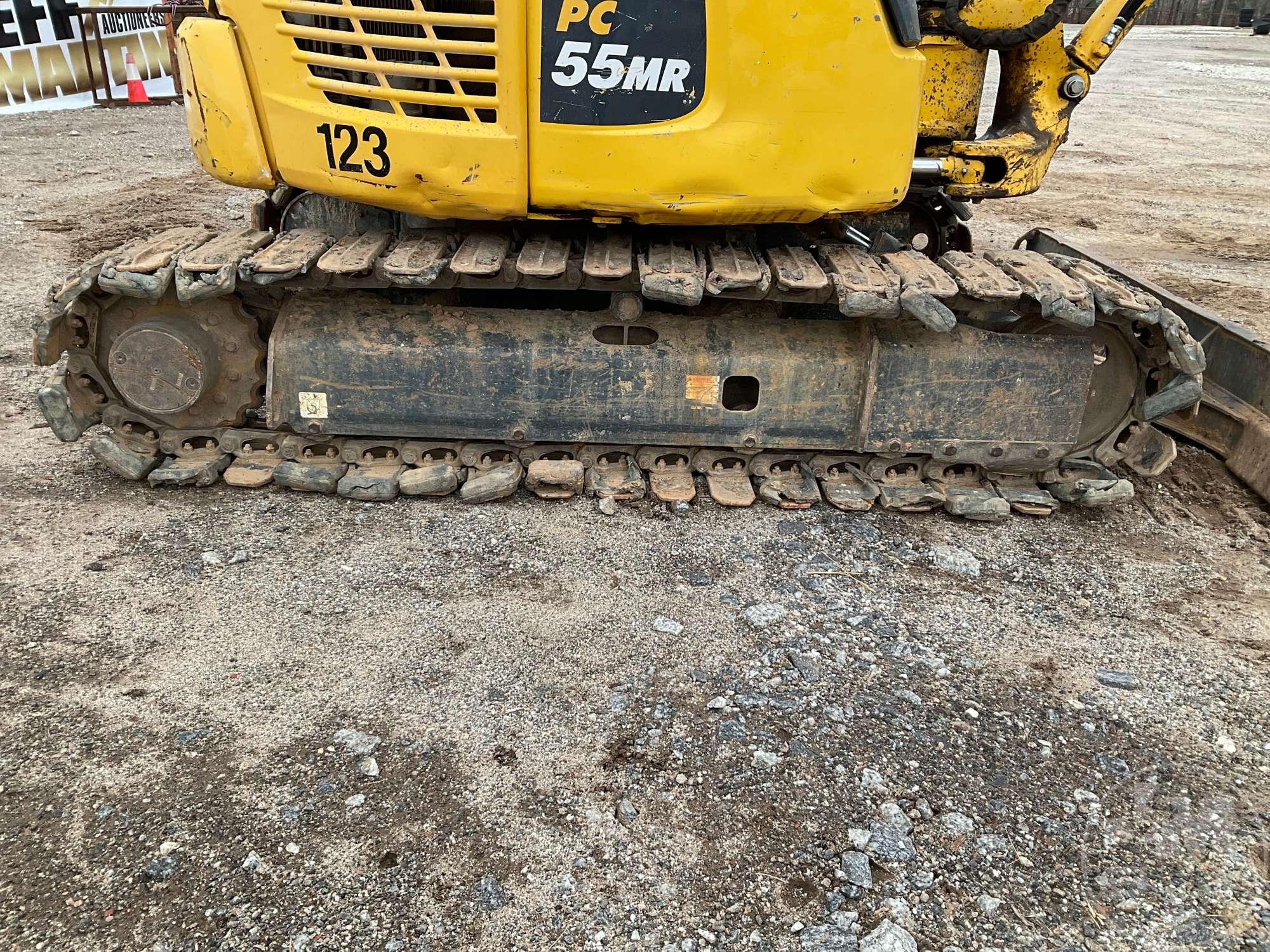 2016 KOMATSU PC55MR-5 MINI EXCAVATOR SN: KMTPC259EGE020313