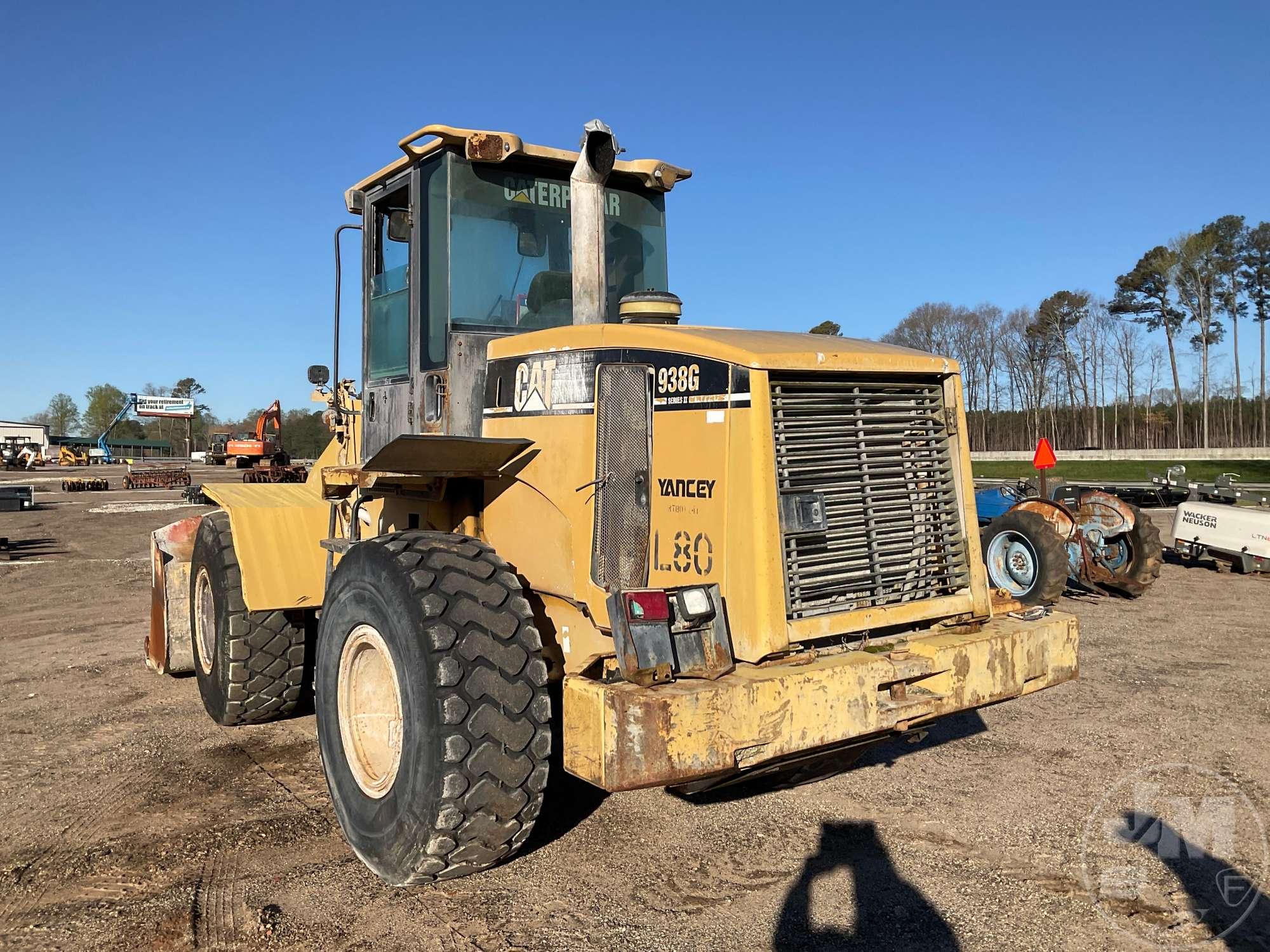 2005 CATERPILLAR 938G WHEEL LOADER SN: 0938GKRTB01241